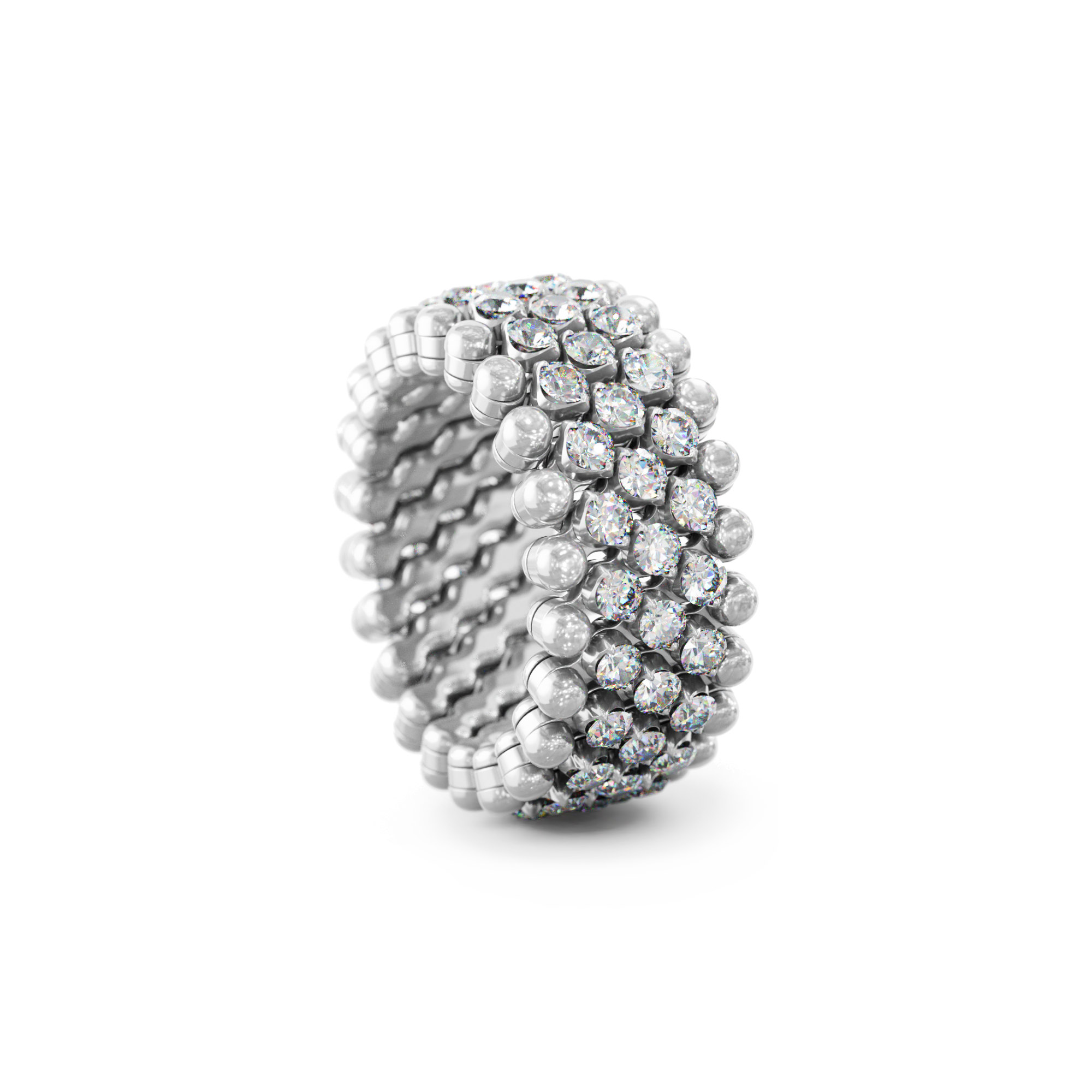 Serafino Consoli Brevetto Multi-Size Ring (Ref: RMS 5M2 WG WD)