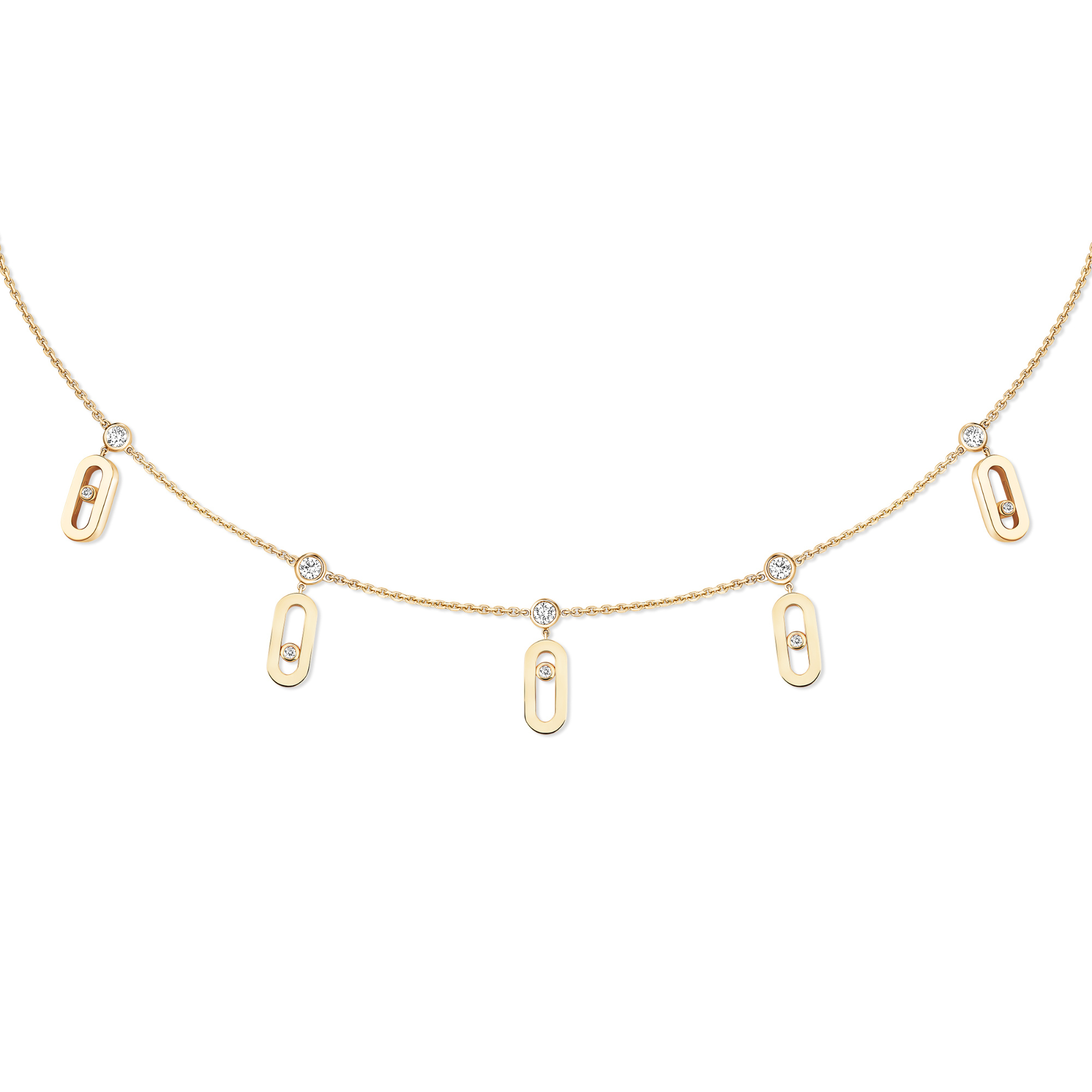 Messika Move Uno Choker mit Quaste (Ref: 14588-YG)