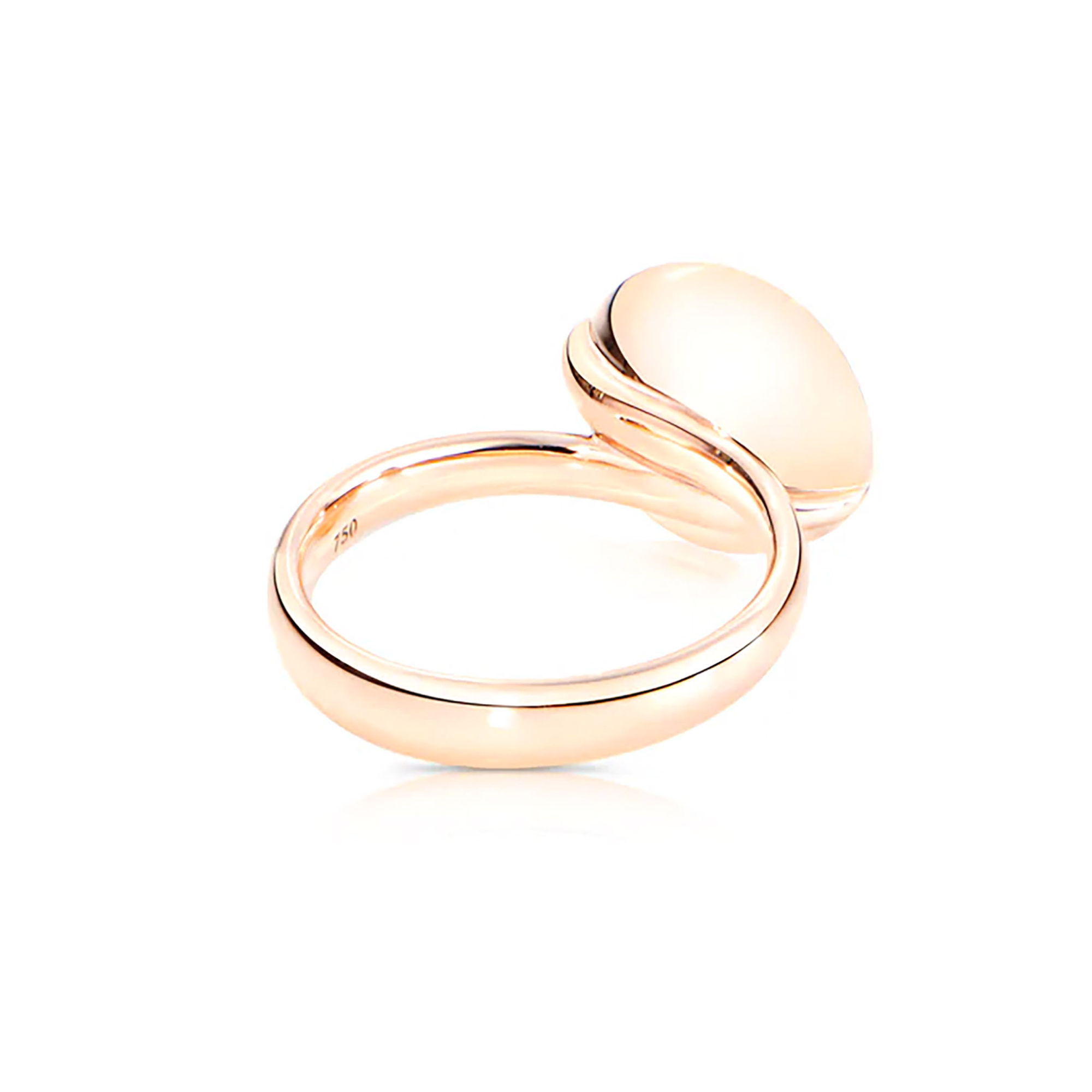 Tamara Comolli BOUTON Ring large Aqua Chalcedon (Ref: R-BOU-l-ChAq-rg)