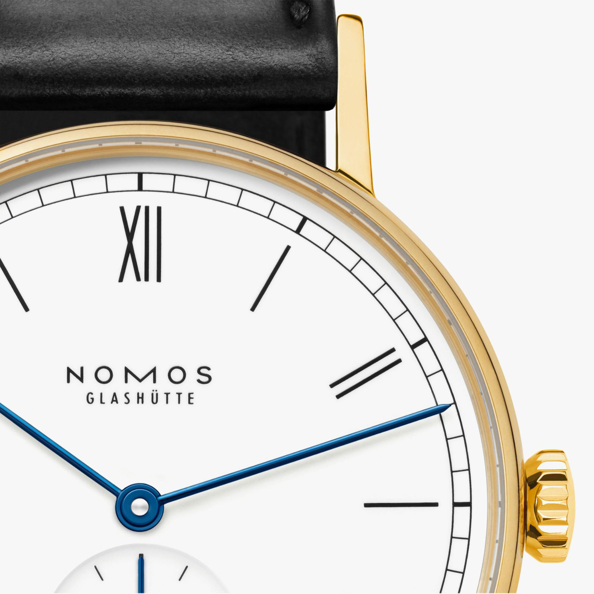 NOMOS Glashütte Ludwig Gold Emailleweiß (Ref: 215)