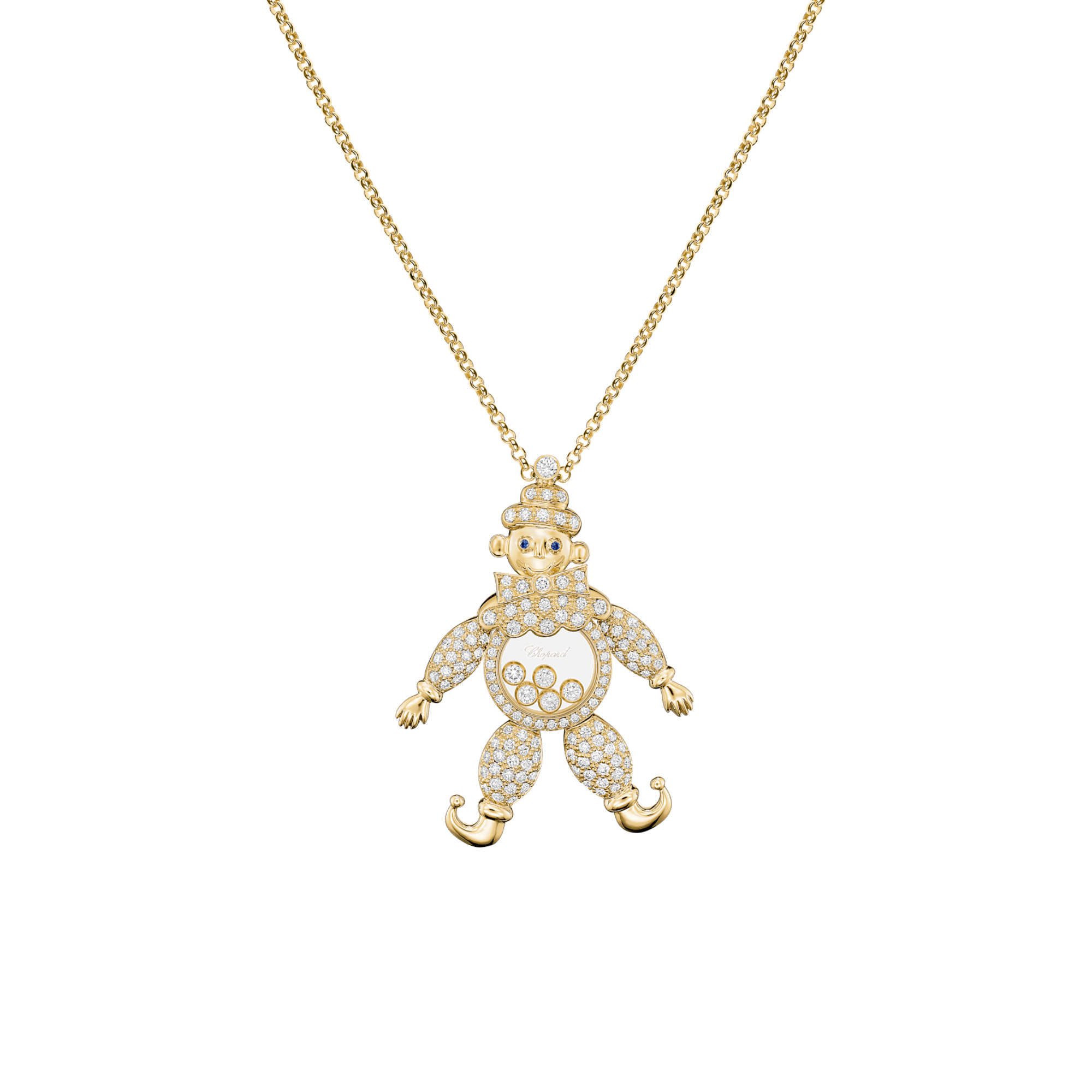 Chopard Happy Clown Anhänger mit Halskette (Ref: 794674-0006)