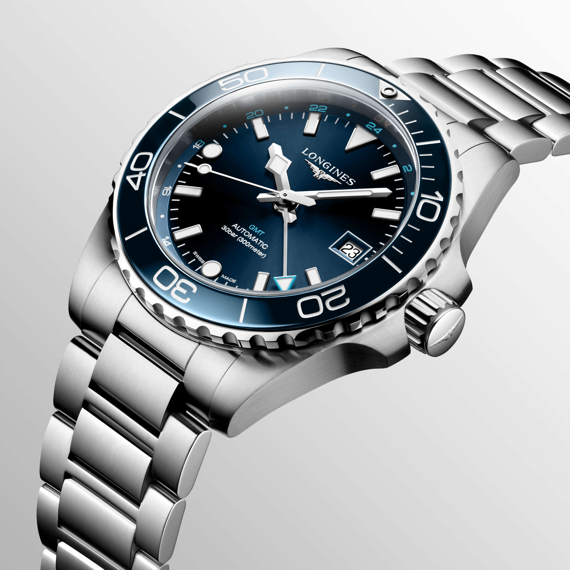 Longines HYDROCONQUEST GMT (Ref: L3.790.4.96.6)