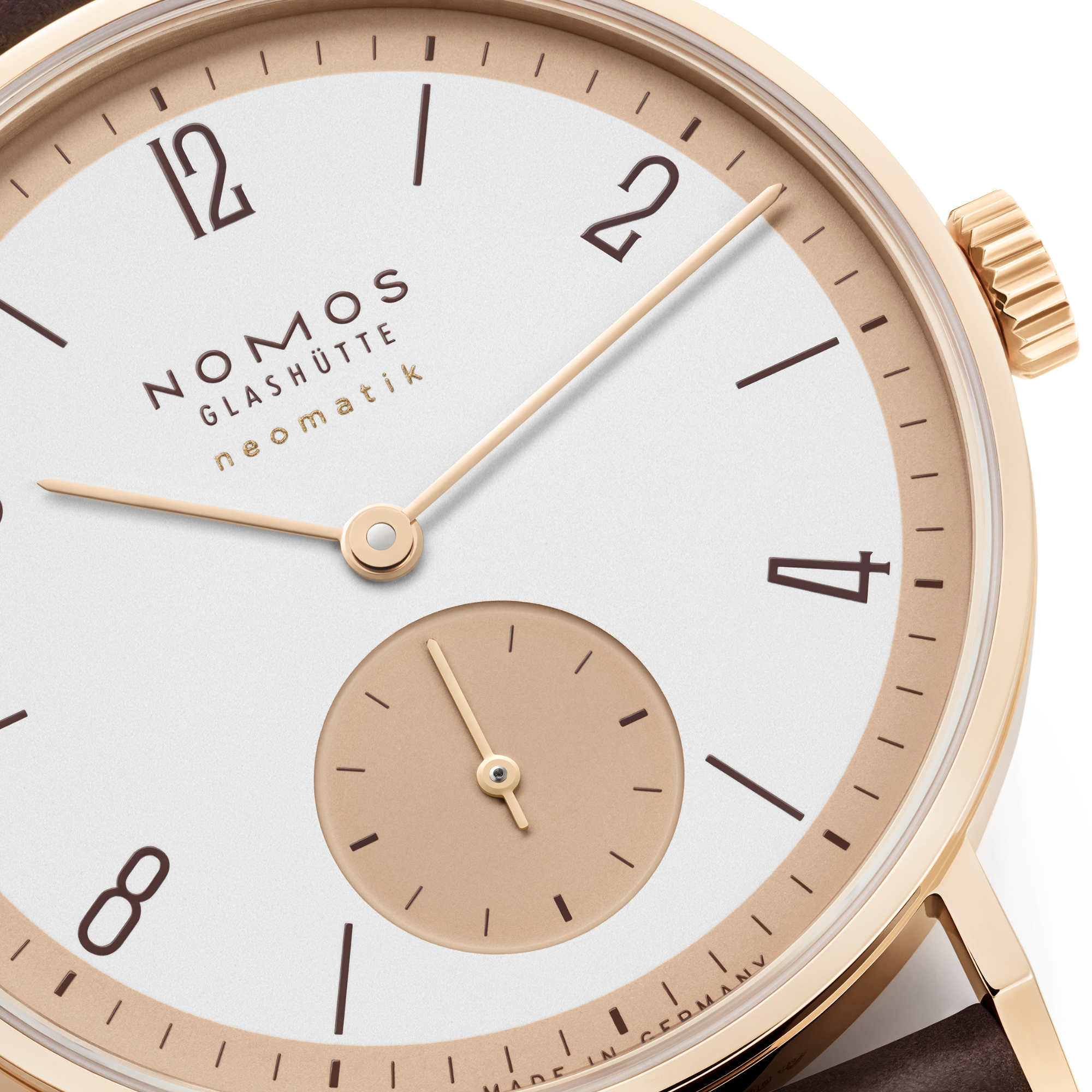 NOMOS Glashütte Tangente Roségold Neomatik - 175 Years Watchmaking Glashütte (Ref: 160.S1)