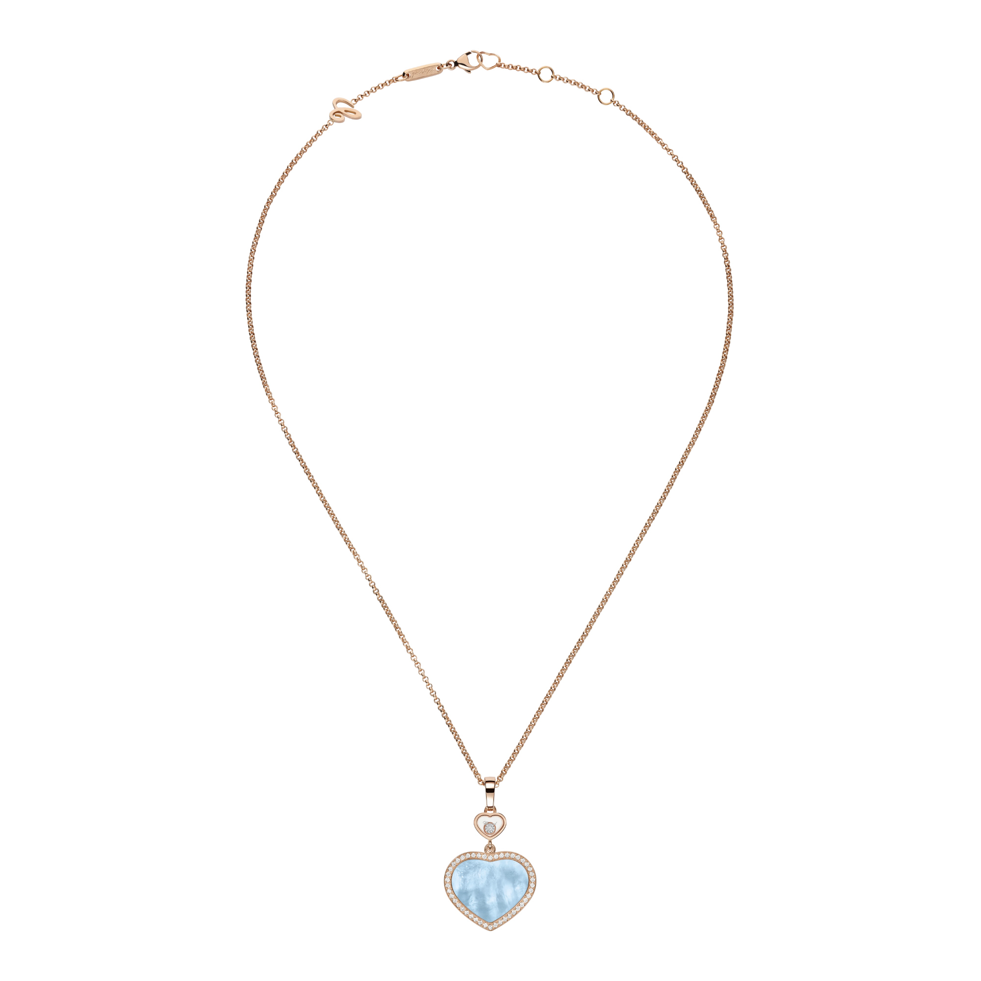 Chopard Happy Hearts Anhänger mit Halskette (Ref: 79A074-5340)