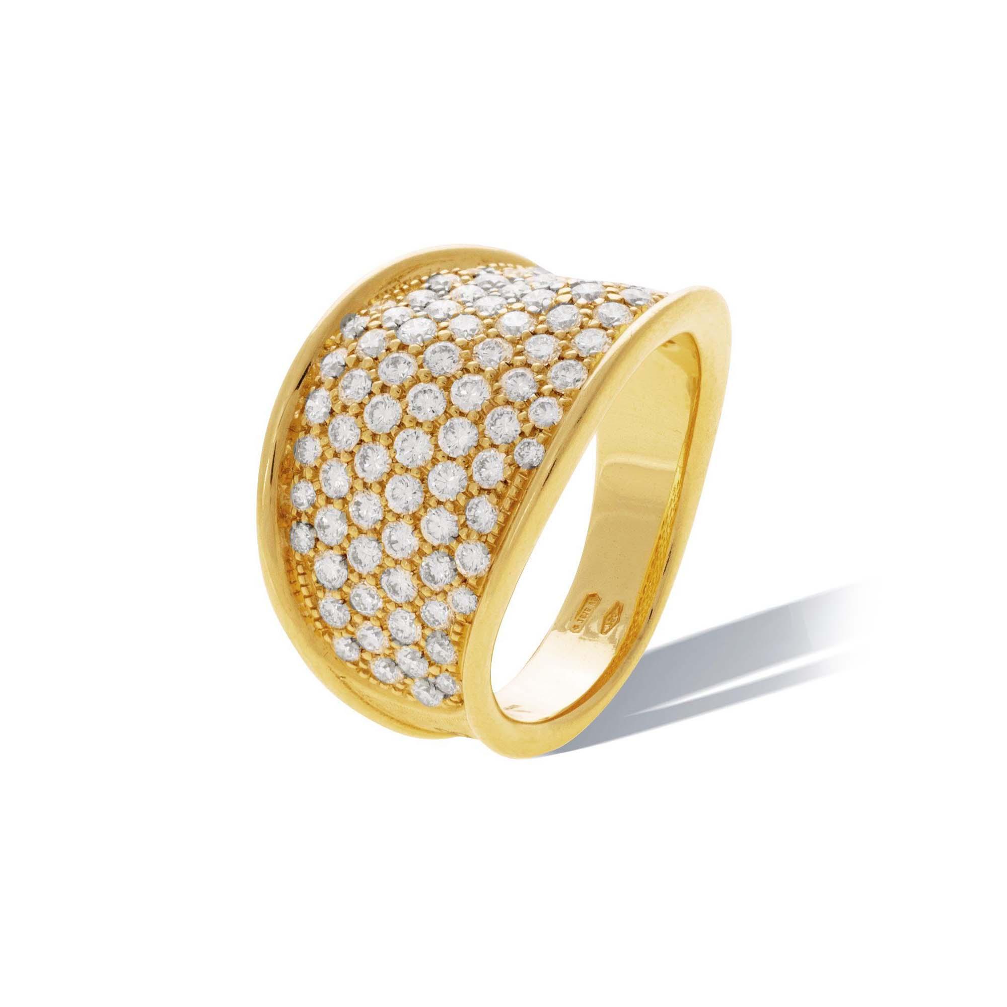 Marco Bicego Lunaria Alta Ring (Ref: AB550_B1_Y_2Y)