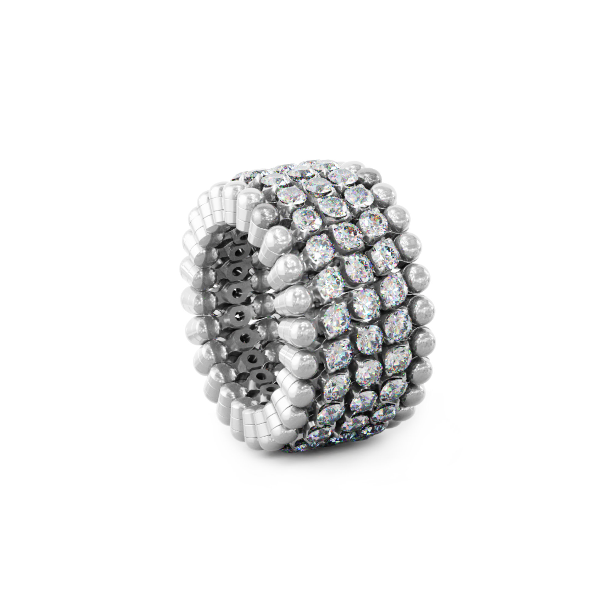 Serafino Consoli Serafino Multi-Size Ring und Armreif (Ref: S.RB 5MI4 WG WD)