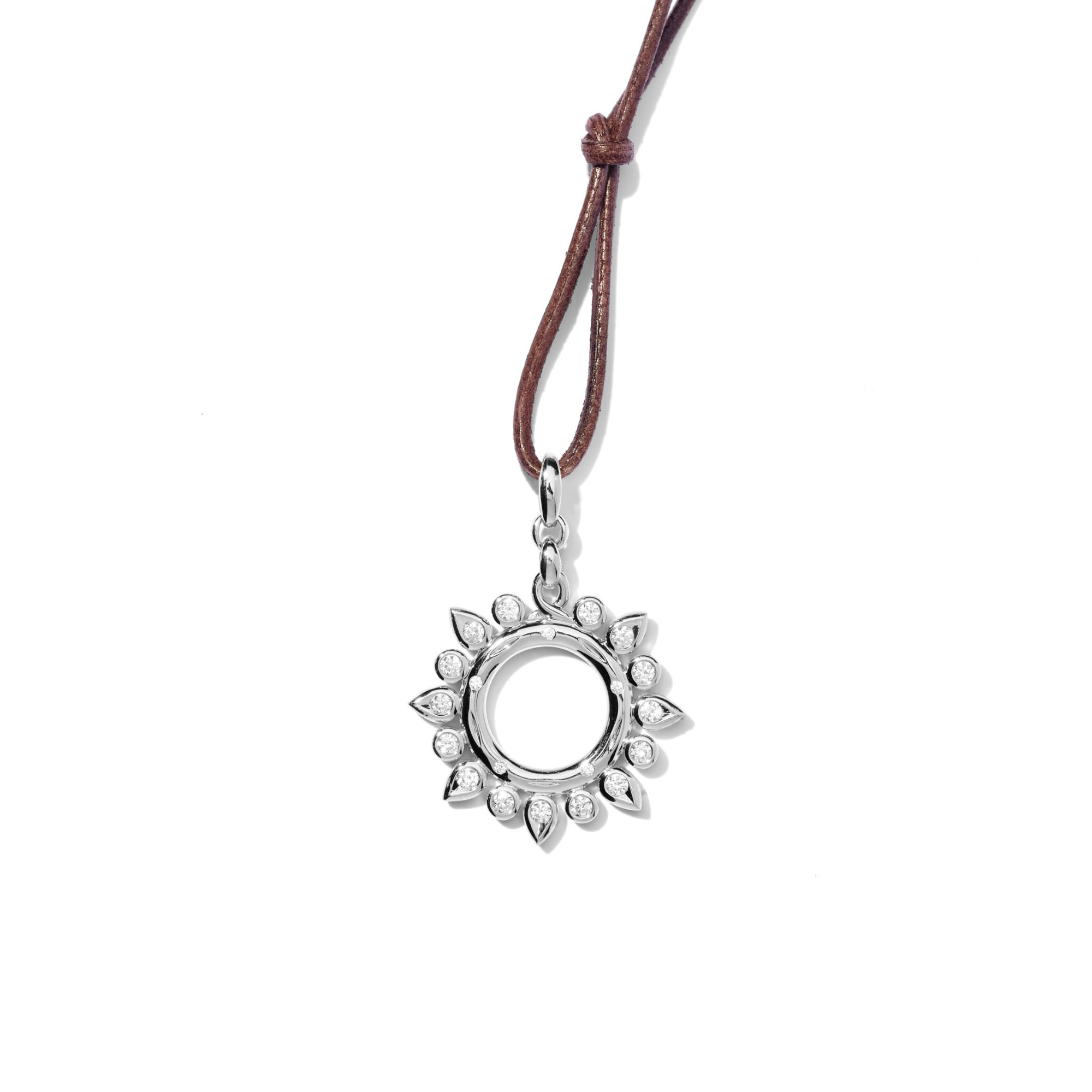 Tamara Comolli GYPSY Anhänger Classic Sun mit Diamanten (Ref: P-Gyp-Cl-wg)
