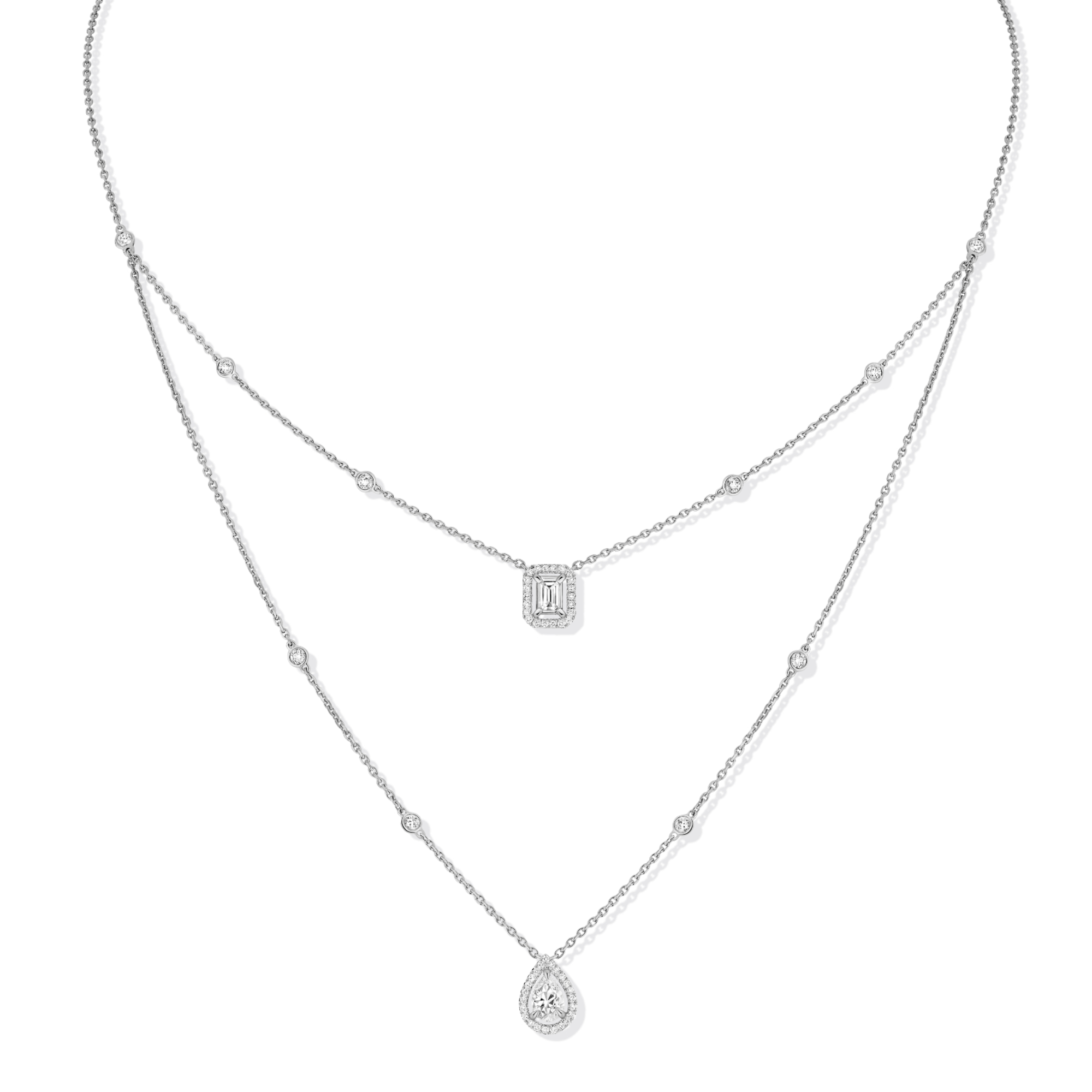 Messika My Twin Halskette (Ref: 12966-WG)