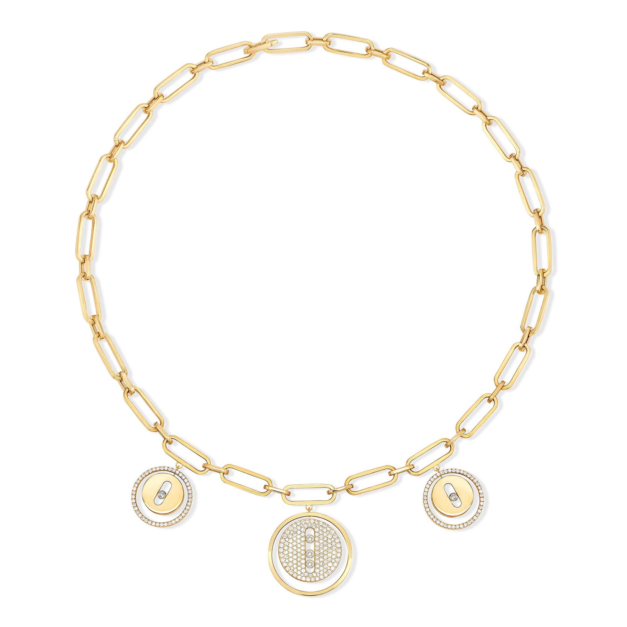 Messika Lucky Move Charms Choker Kette (Ref: 11972-YG)