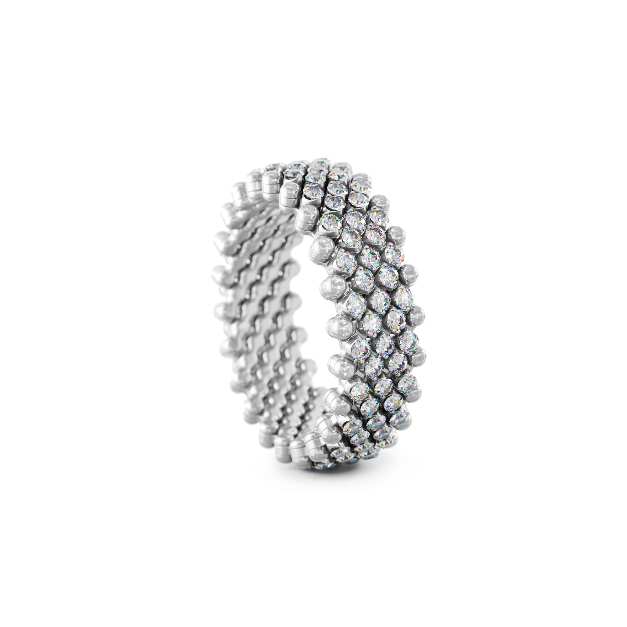 Serafino Consoli Brevetto Multi-Size Ring (Ref: RMS 7M2 WG WD)