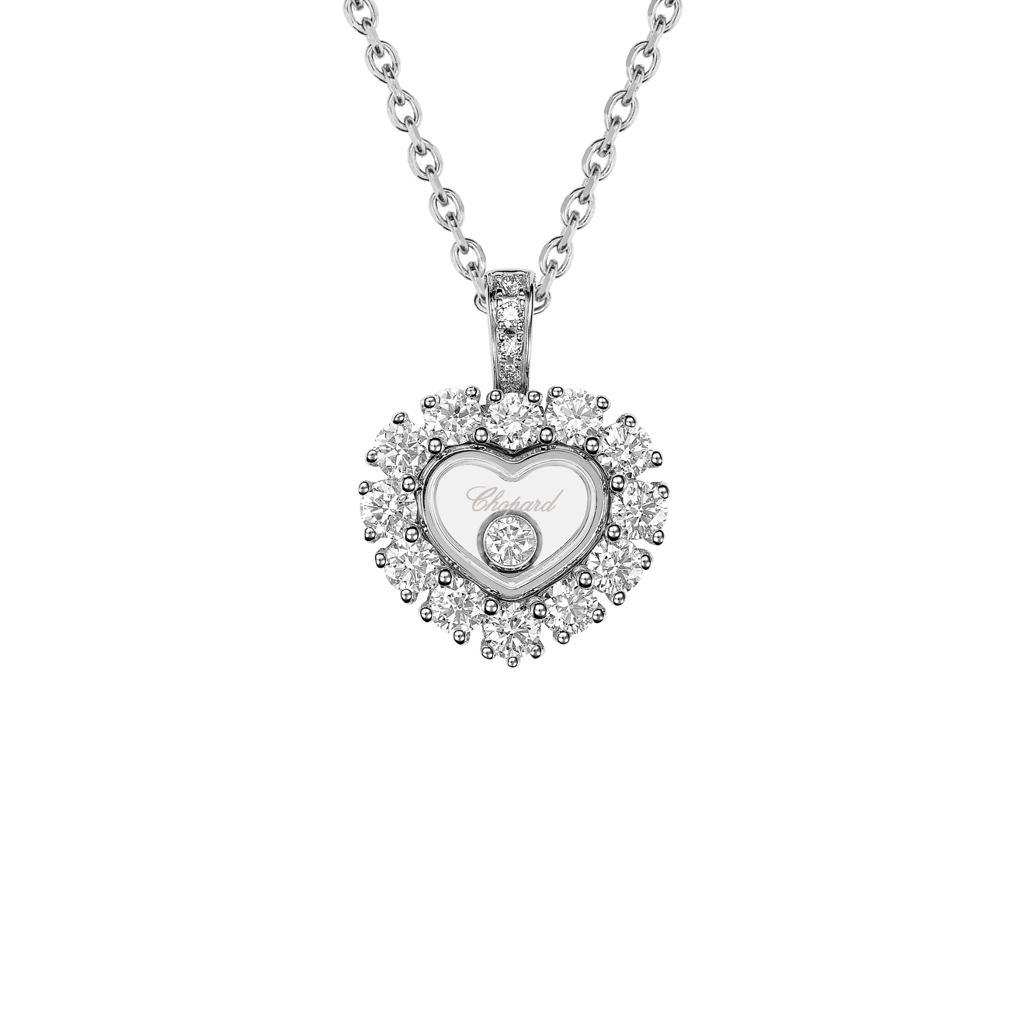 Chopard Happy Diamonds Icons Joaillerie Halskette mit Anhänger (Ref: 79A616-1001)
