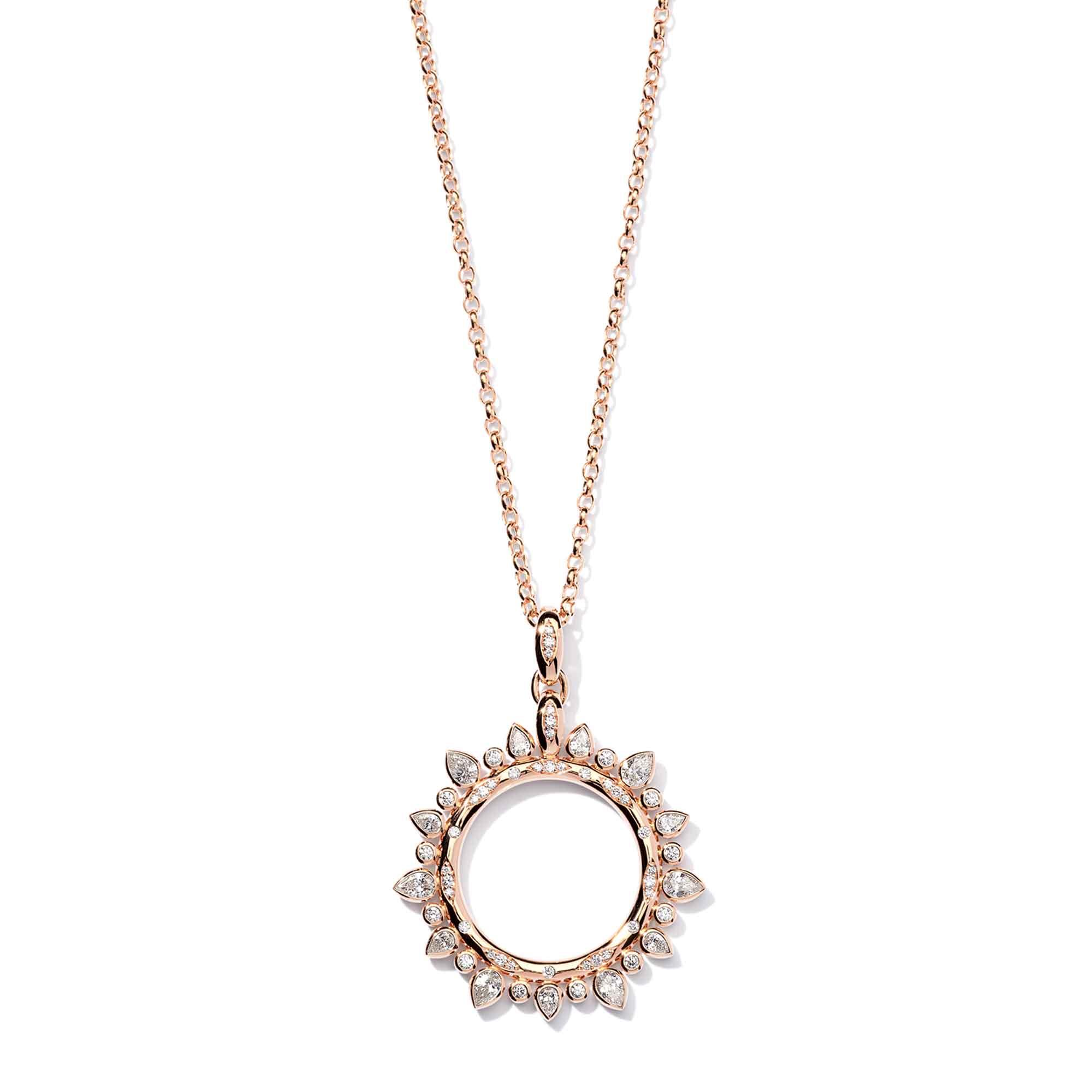 Tamara Comolli GYPSY Classic Sun large Halsketten-Set mit Diamanten (Ref: S-G-Cl-l-B2rg90)
