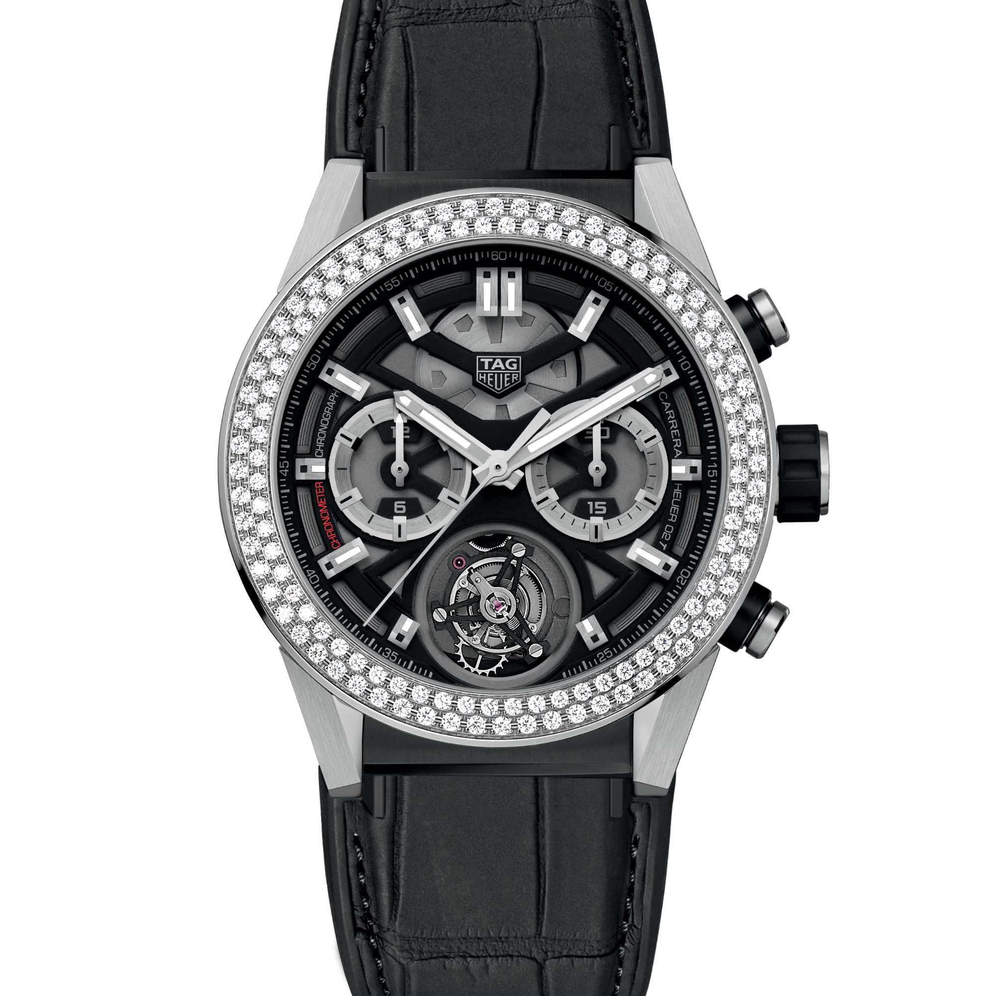 TAG Heuer TAG HEUER CARRERA CHRONOGRAPH TOURBILLON (Ref: CAR5A80.FC6377)