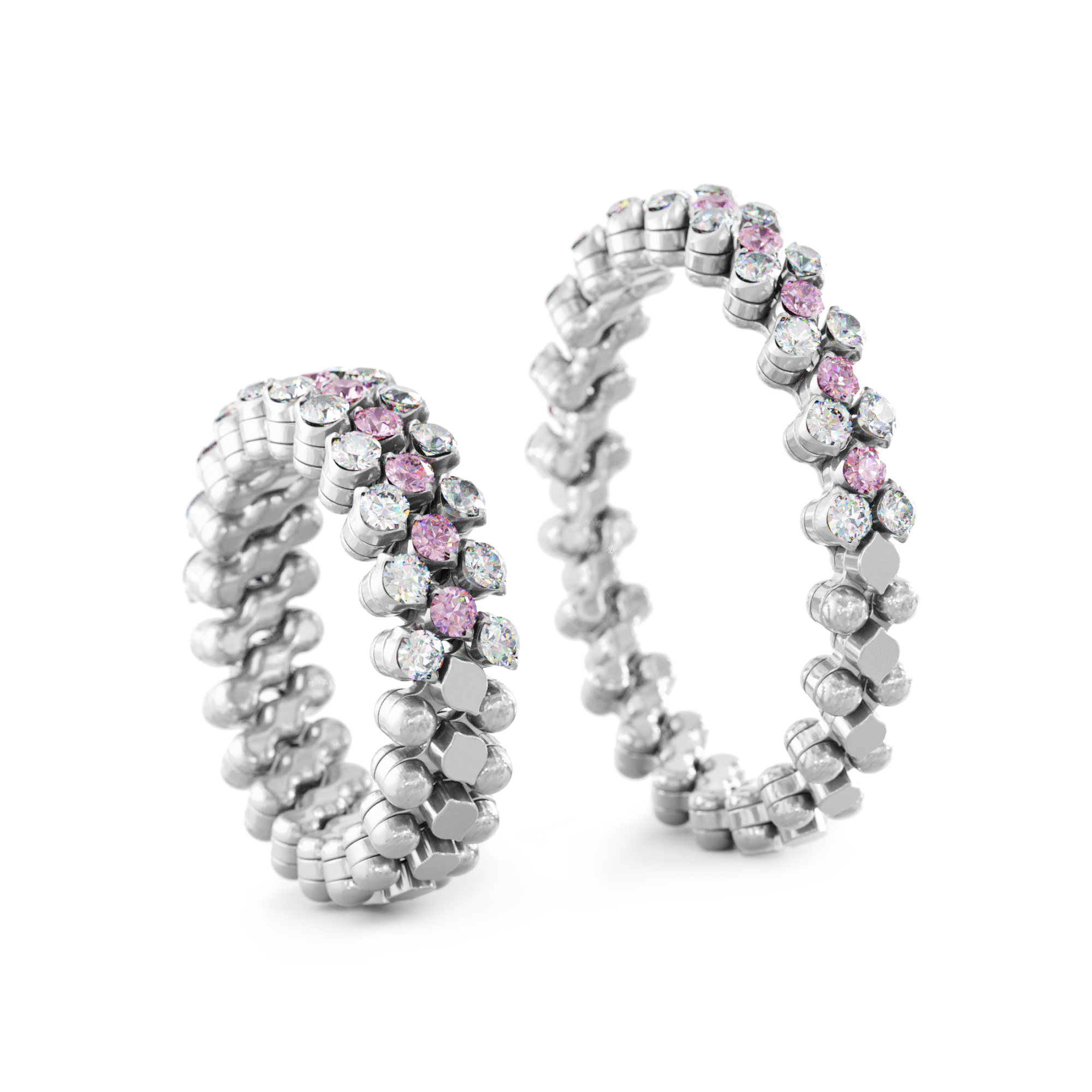 Serafino Consoli Brevetto Multi-Size Ring (Ref: RMS 3H2 WG WD PS)