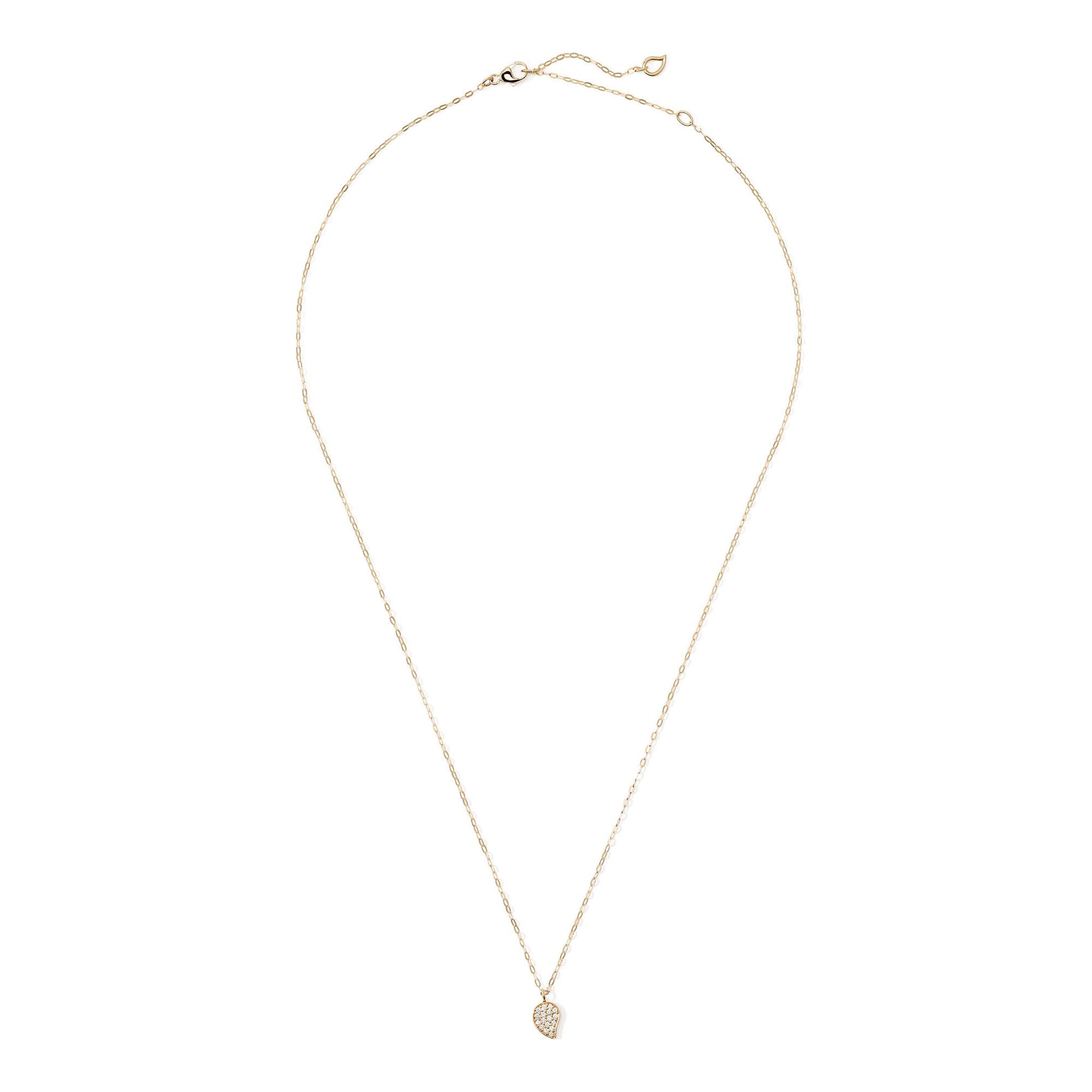Tamara Comolli SPARKLE Kette mit DiamantPavé  (Ref: C-Spa-1-Dr-p-yg-45)
