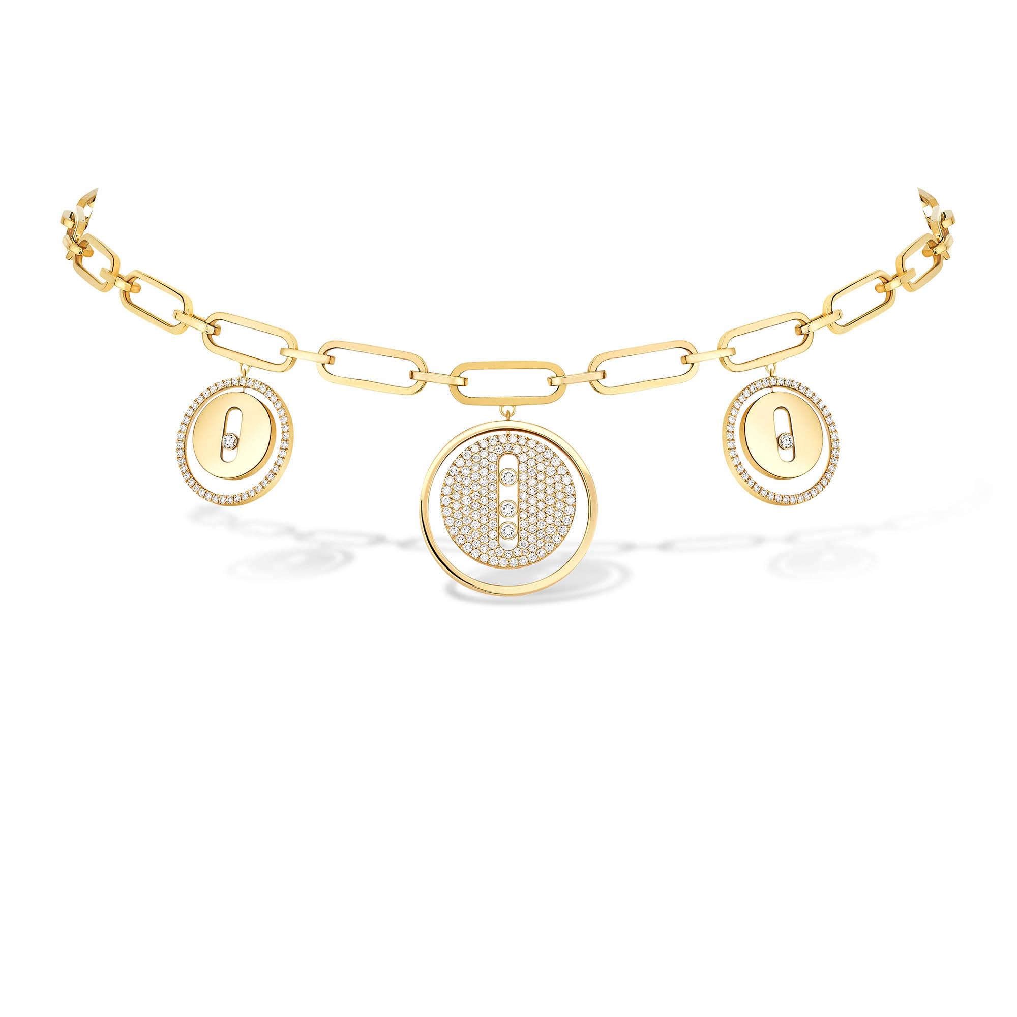 Messika Lucky Move Charms Choker Kette (Ref: 11972-YG)