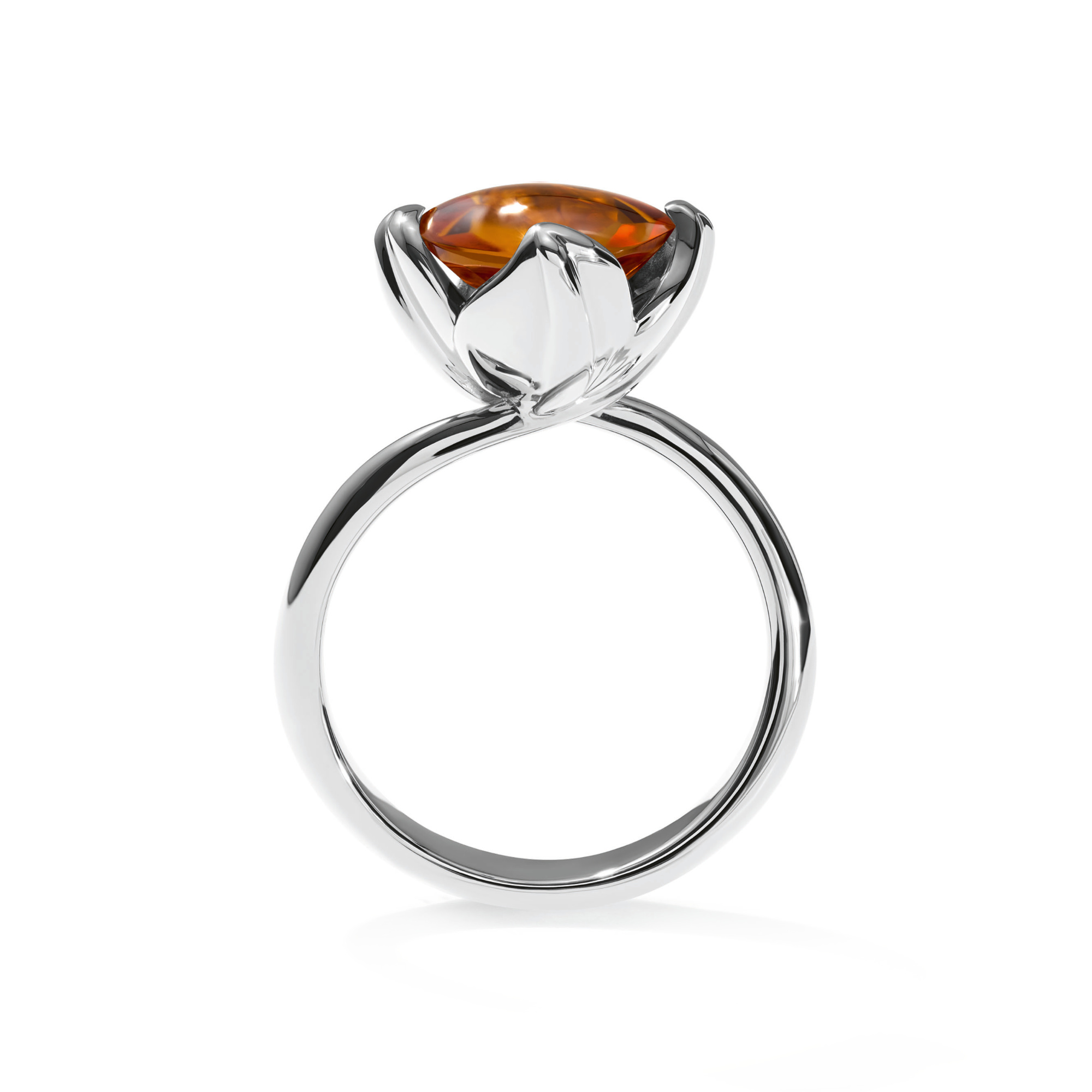 Tamara Comolli TULIP Ring Small mit Citrin (Ref: R-TUL-s-Cit-wg)