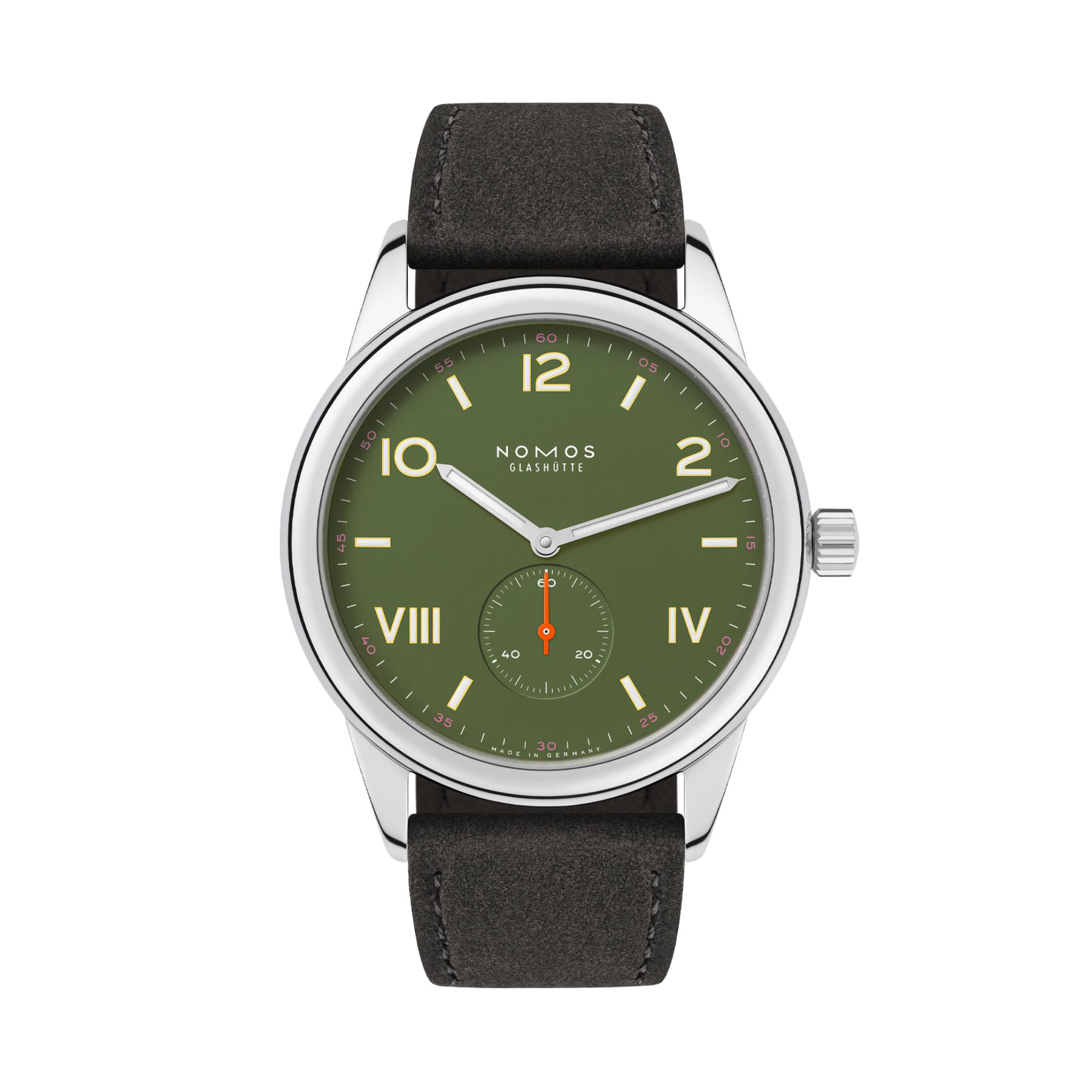 NOMOS Glashütte Club Campus 38 All Olive (Ref: 739.GB)