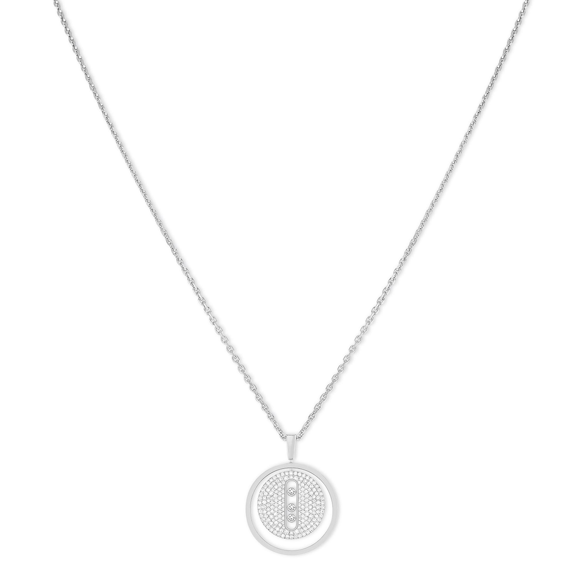 Messika Lucky Move MM Pavé Collier (Ref: 07395-WG)