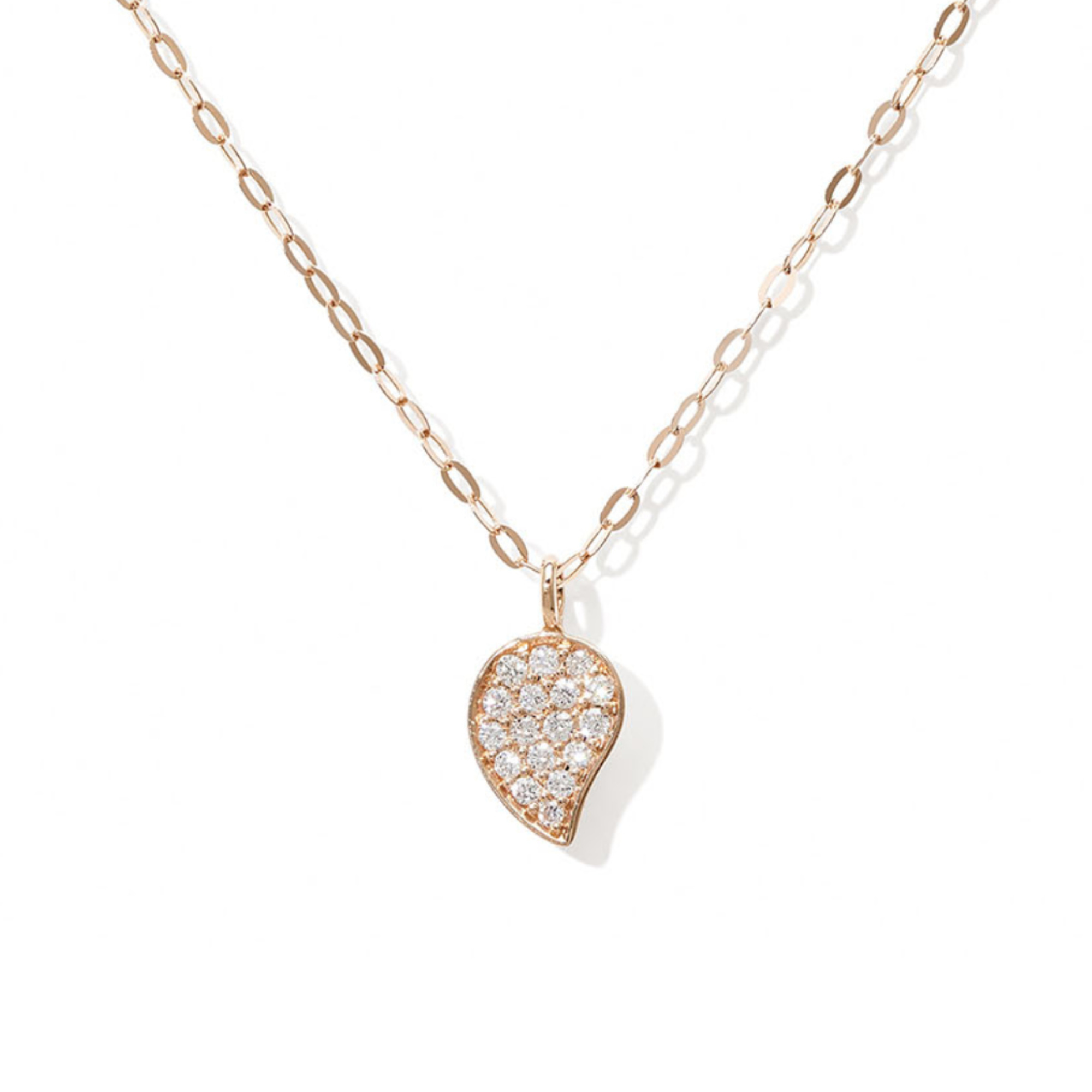 Tamara Comolli SPARKLE Kette mit DiamantPavé  (Ref: C-Spa-1-DR-p-rg-45)