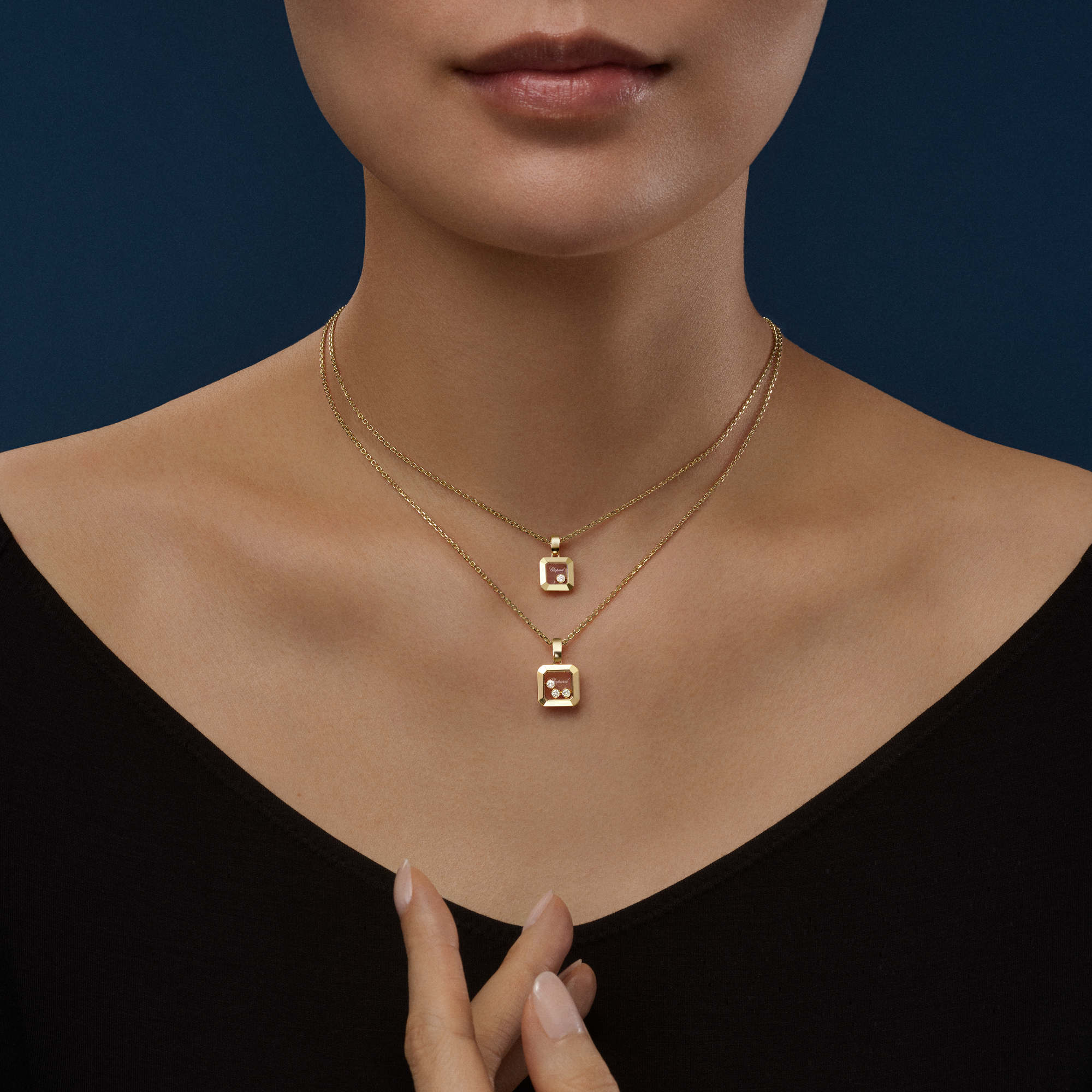 Chopard Happy Diamonds Icons Anhänger mit Halskette (Ref: 79A115-0001)