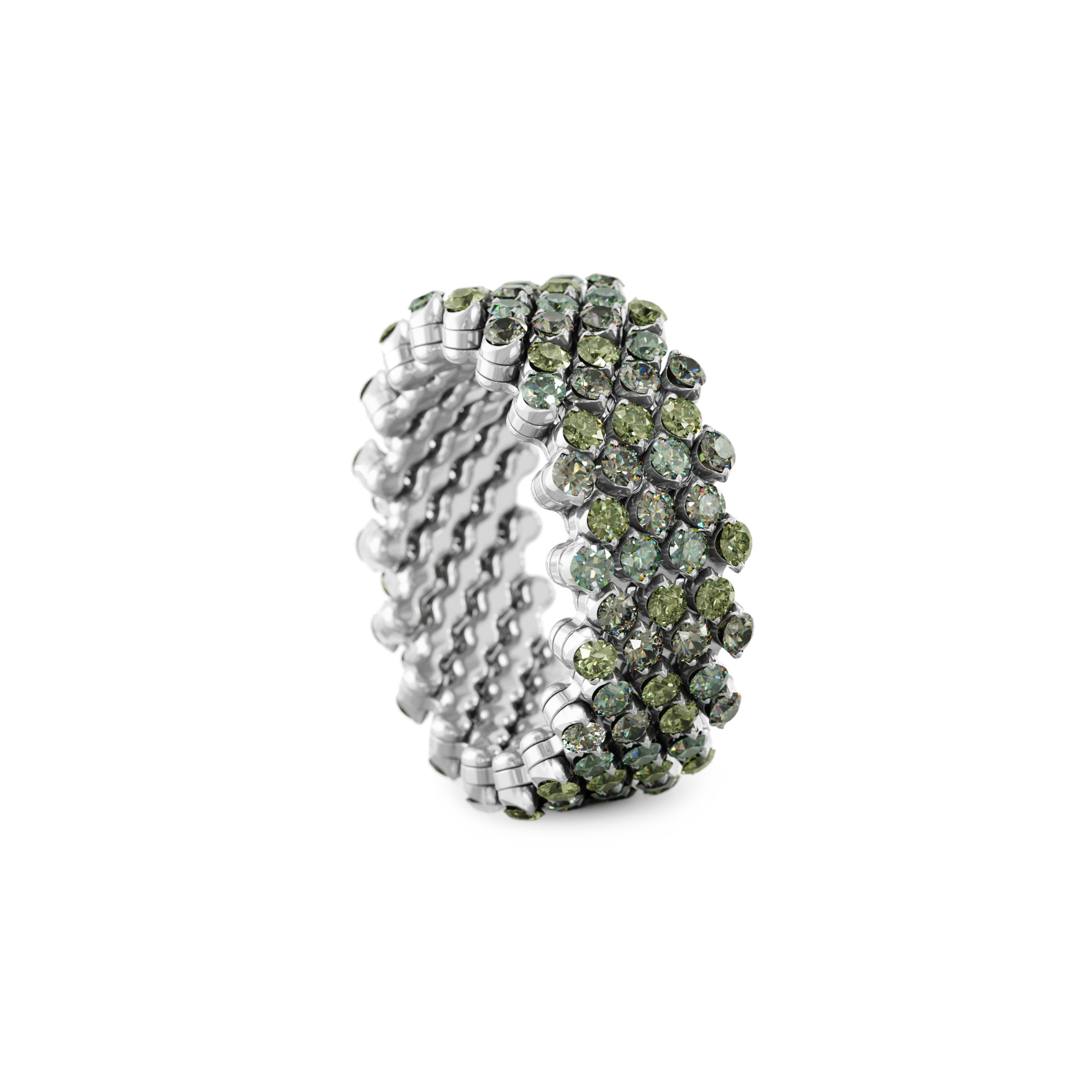 Serafino Consoli Brevetto Multi-Size Ring (Ref: RMS 7F4 WG GS MIX)