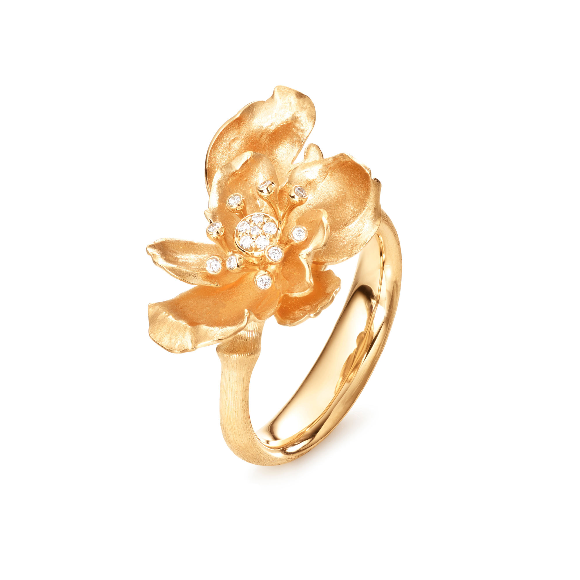 Ole Lynggaard Copenhagen Wild Rose Ring (Ref: A3219-401)