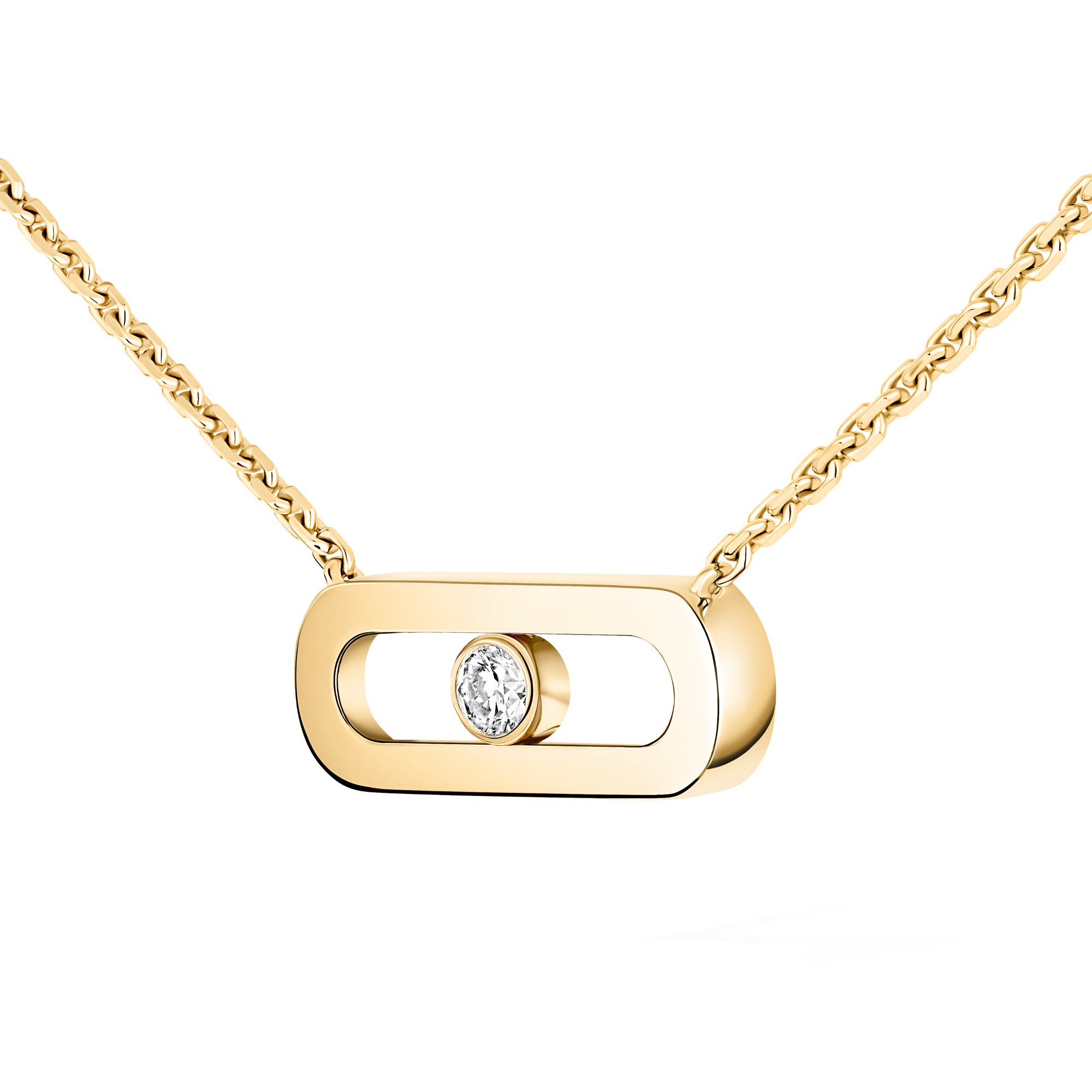 Messika Move Uno Halskette (Ref: 14613-YG)