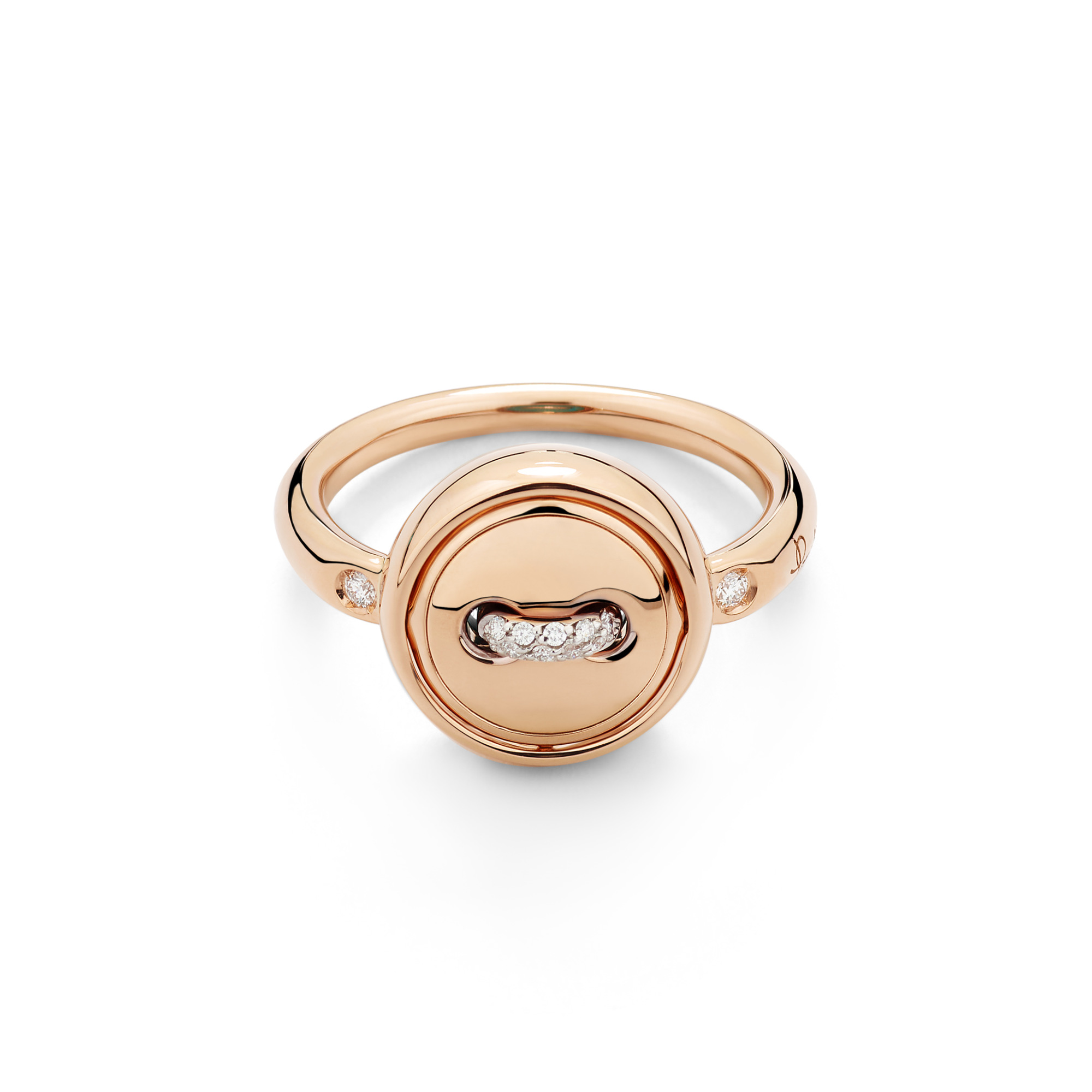Pomellato Pom Pom Dot Wendbarer Ring (Ref: PAC5031O7WHRDB0TU)