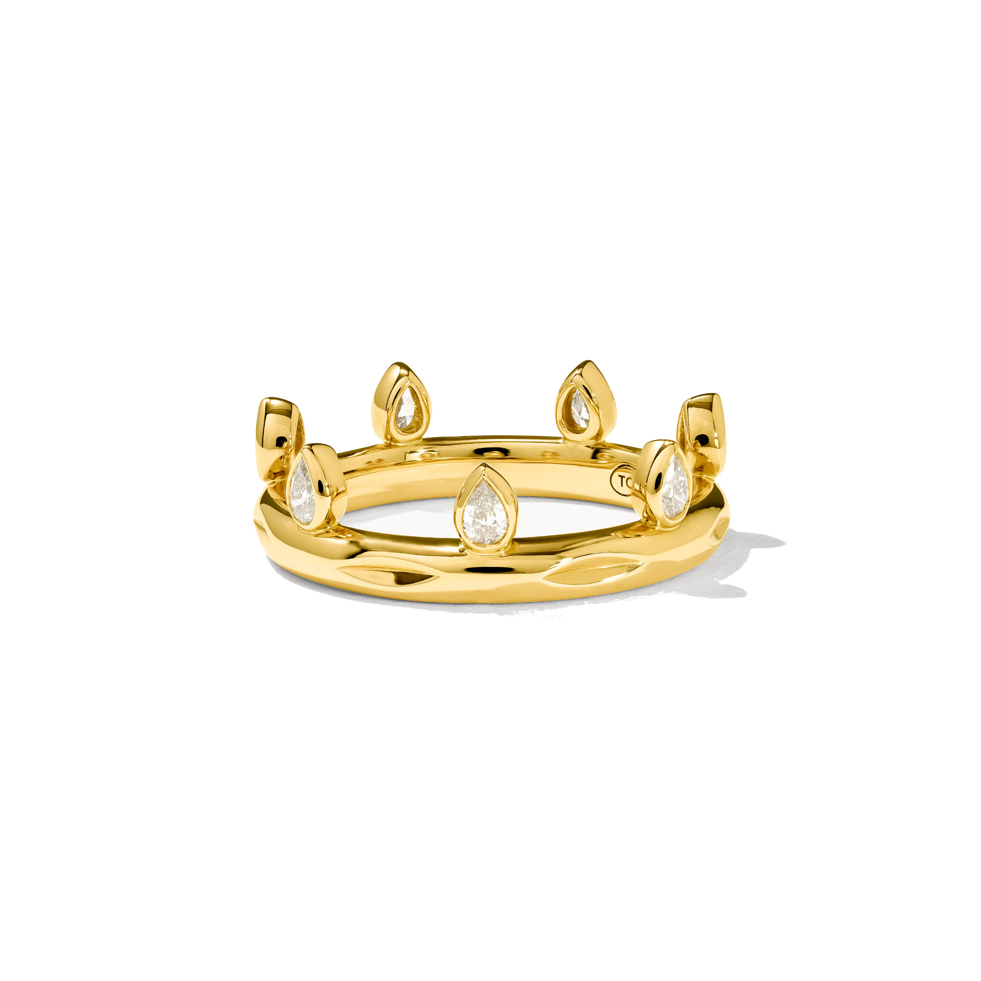 Tamara Comolli GYPSY Ring Crown Drop Cut Classic (Ref: R-Gyp-C-Dr-Cl-yg)