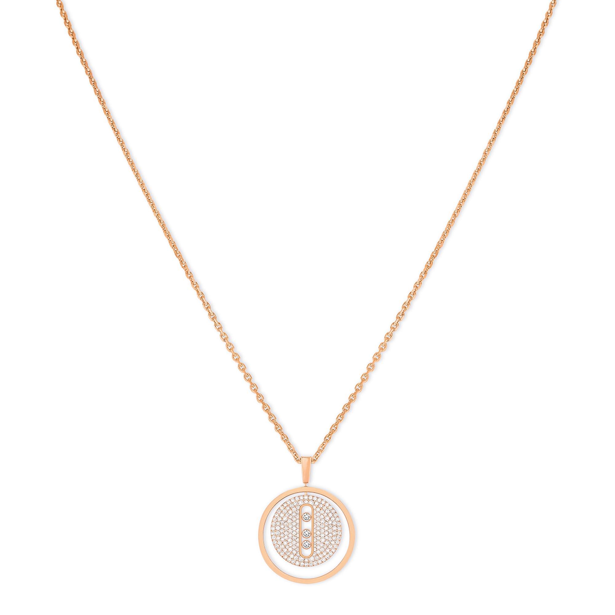 Messika Lucky Move MM Pavé Collier (Ref: 07395-PG)