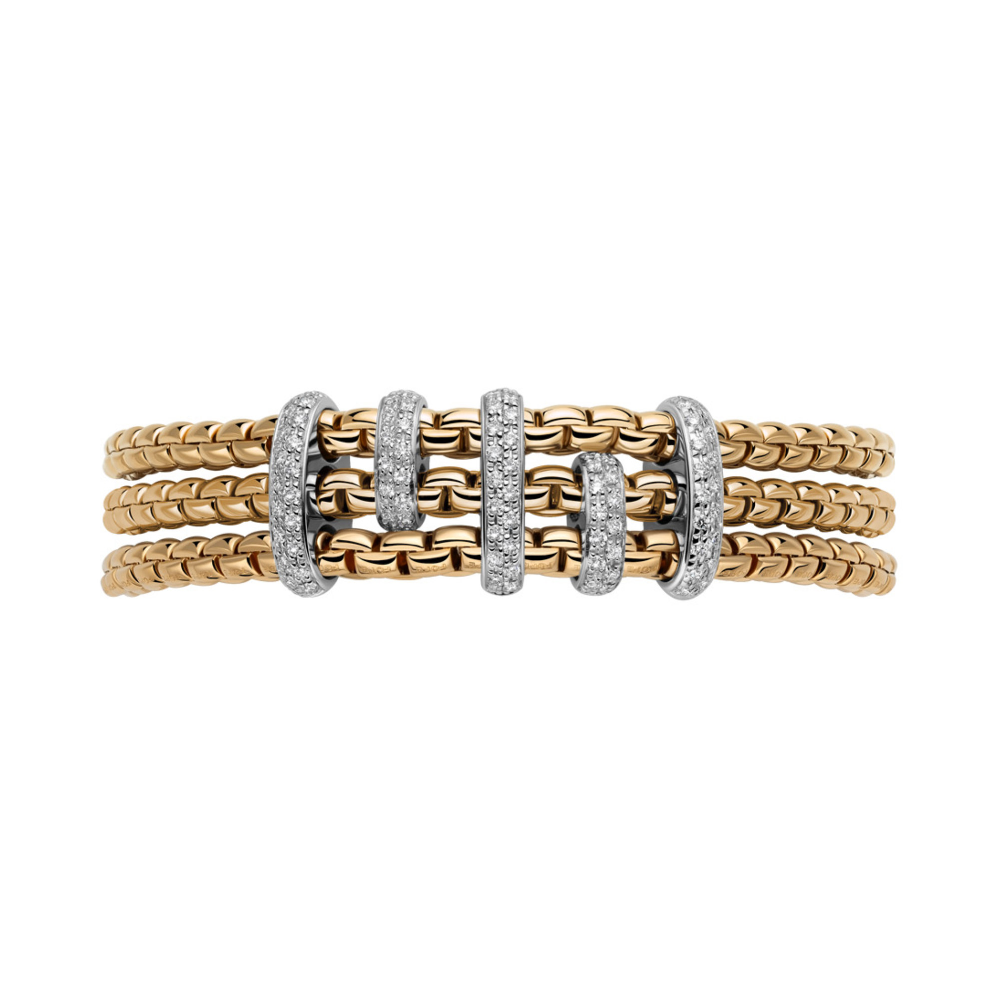 FOPE Eka Flex'it Armband mit Diamantpavé (Ref: 75601BX_PB_G_XBX_0XS)