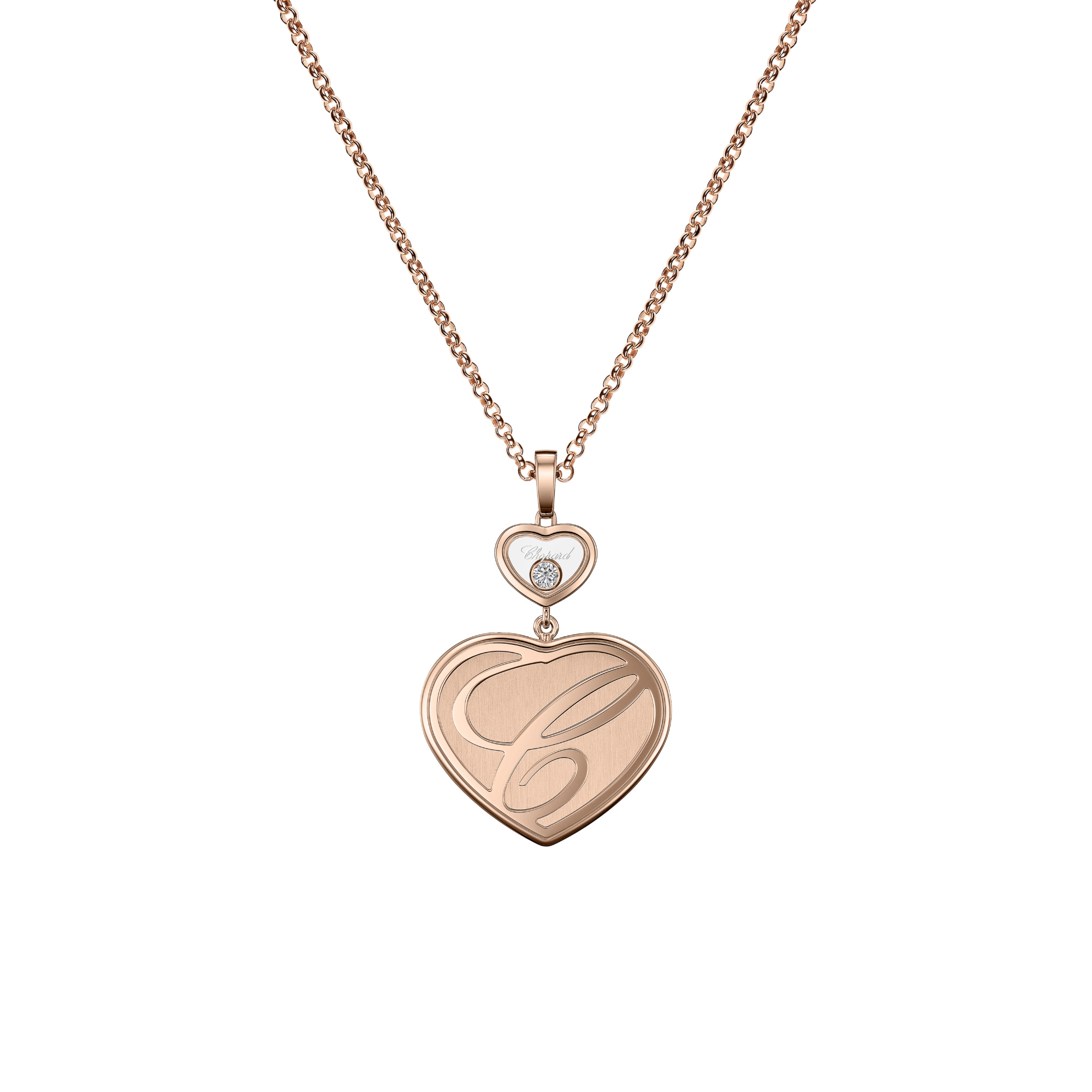 Chopard Happy Hearts Anhänger mit Halskette (Ref: 79A075-5901)