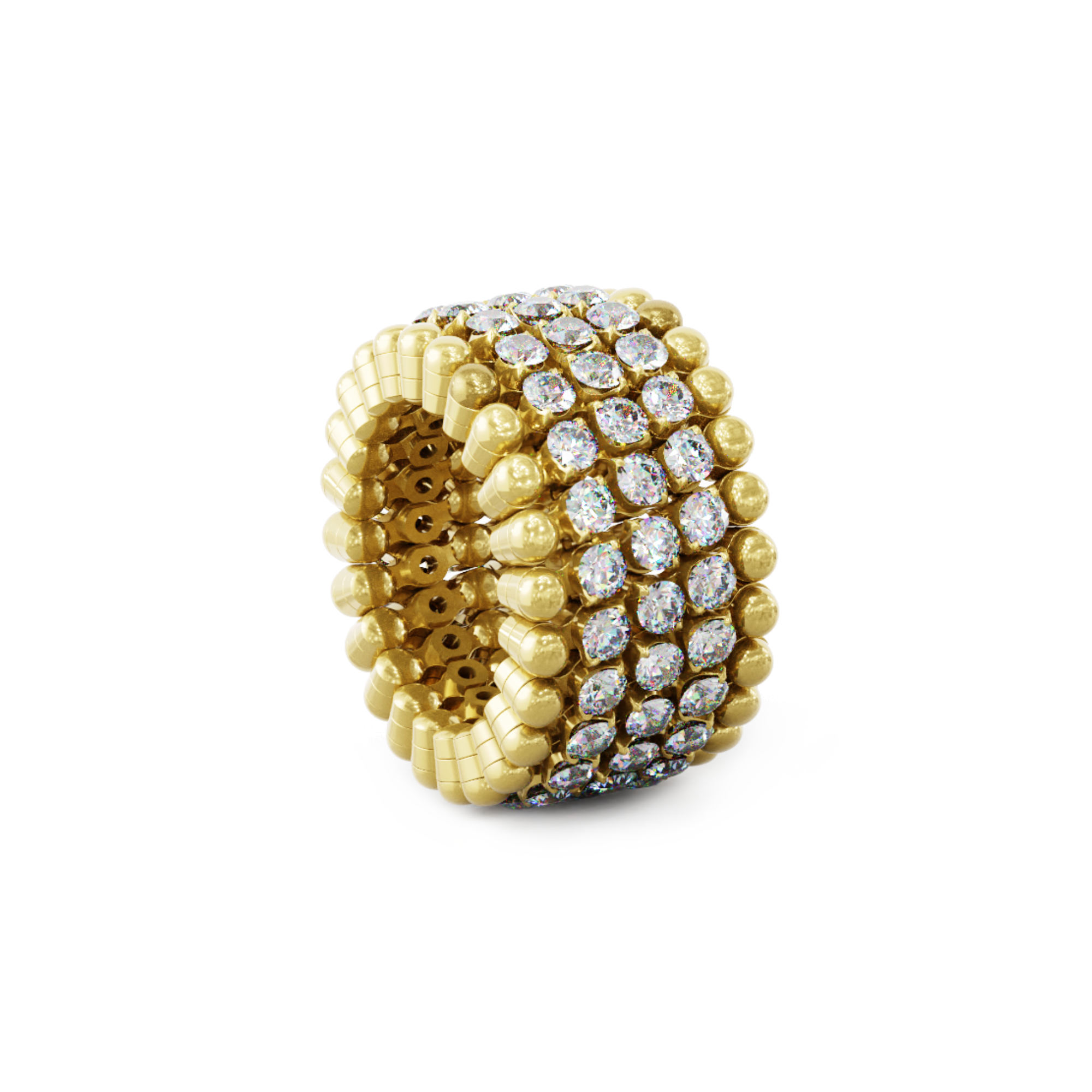 Serafino Consoli Serafino Multi-Size Ring und Armreif (Ref: S.RB 5MI4 YG WD)