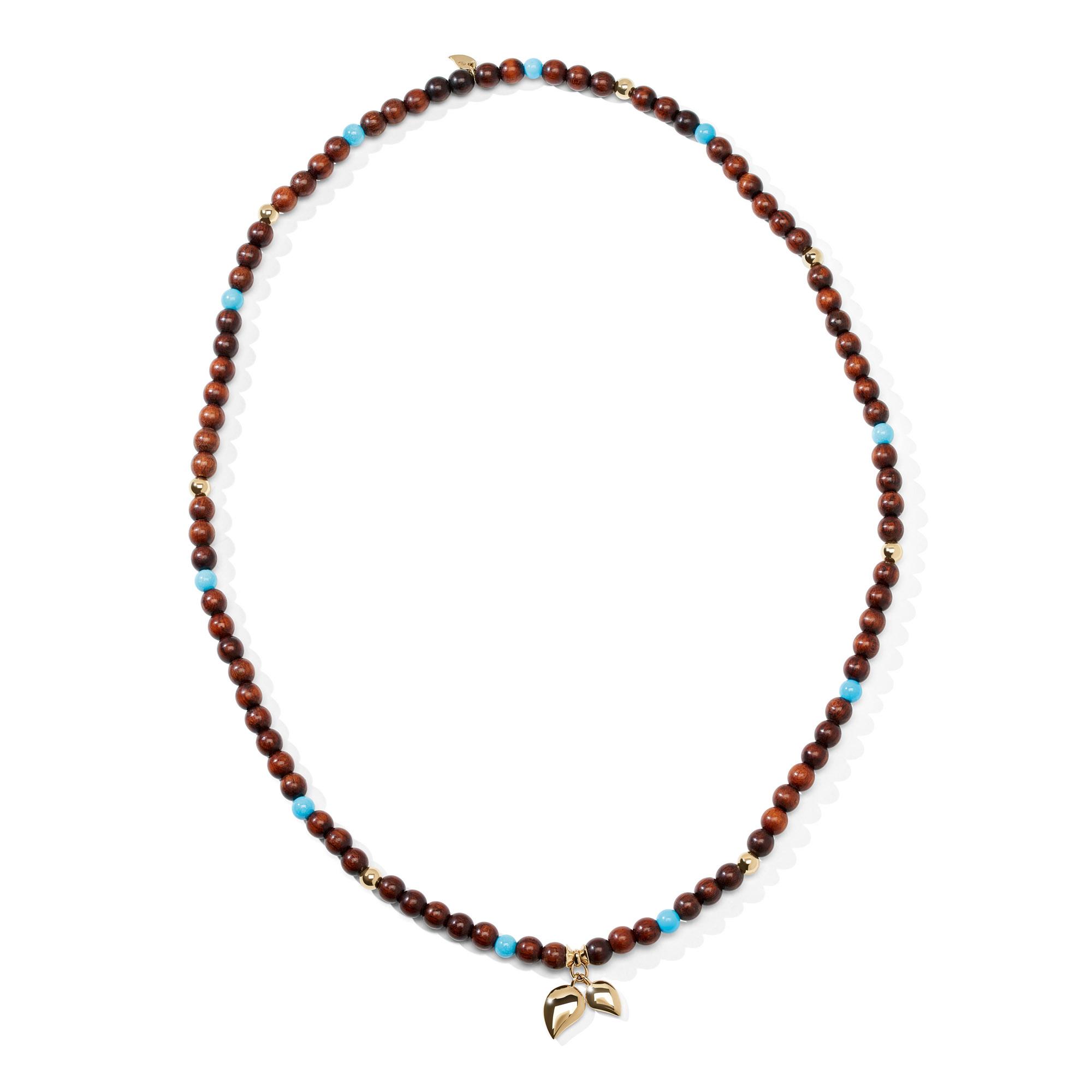 Tamara Comolli INDIA Armband medium Snakewood Türkis (Ref: B-IND-SWTur-3-m-yg)