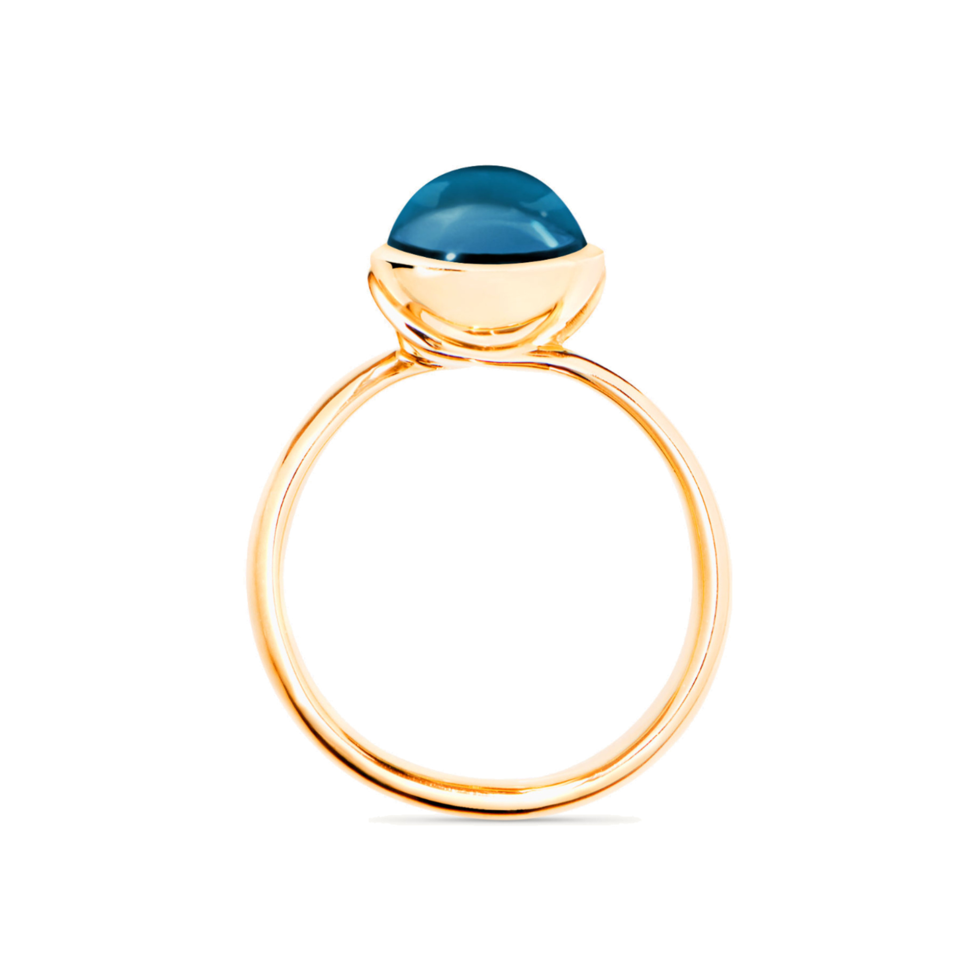 Tamara Comolli BOUTON Ring small London Topas (Ref: R-BOU-s-ToLo-yg)