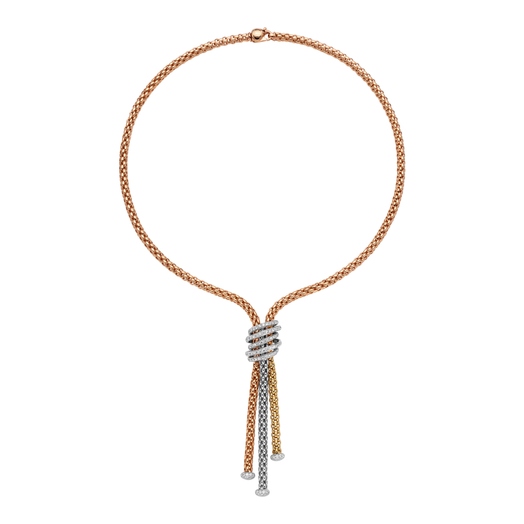 FOPE Solo Halskette mit Diamanten (Ref: 65106CX_PB_R_RBG_043)
