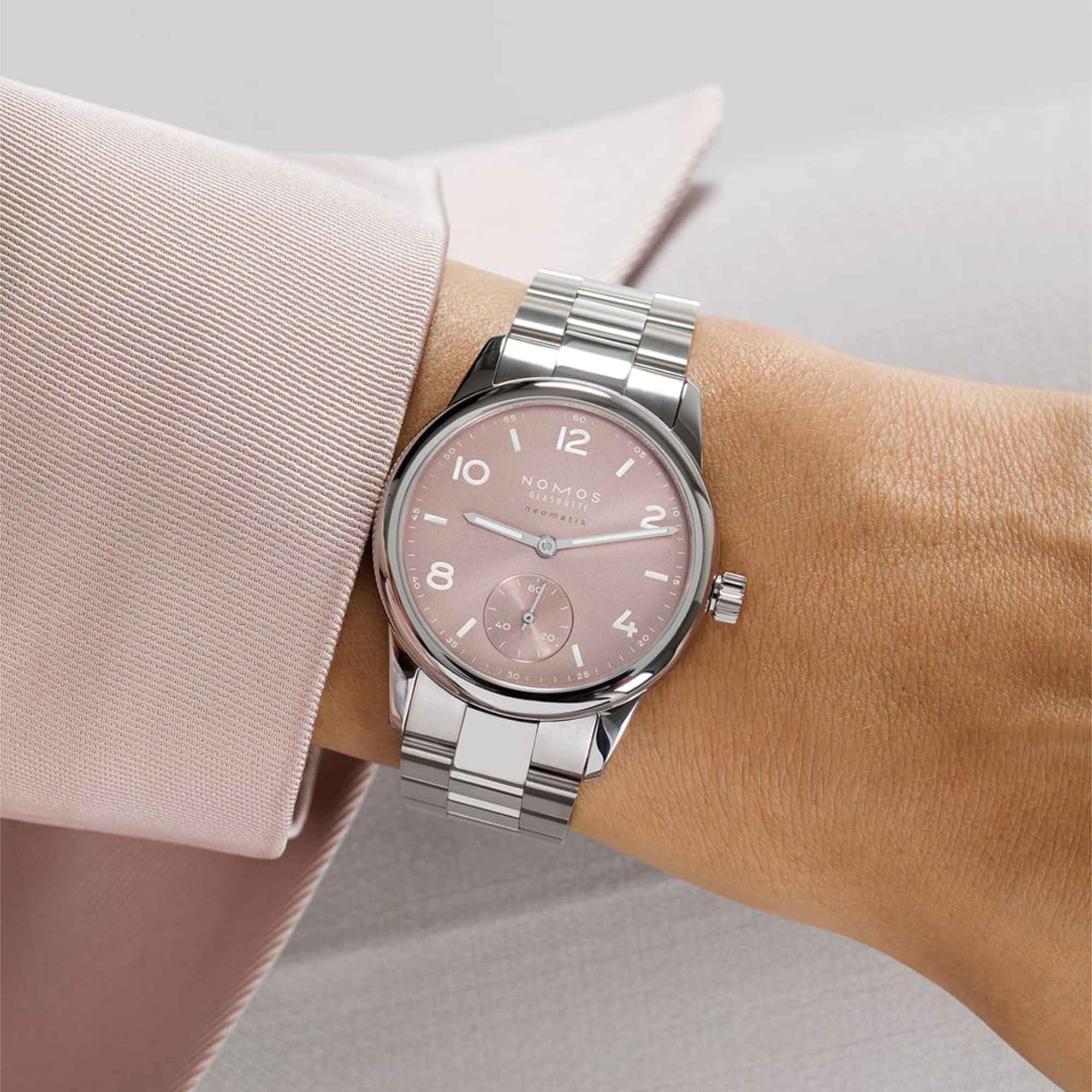 NOMOS Glashütte Club Sport Neomatik 34 Rosé (Ref: 756.SB)