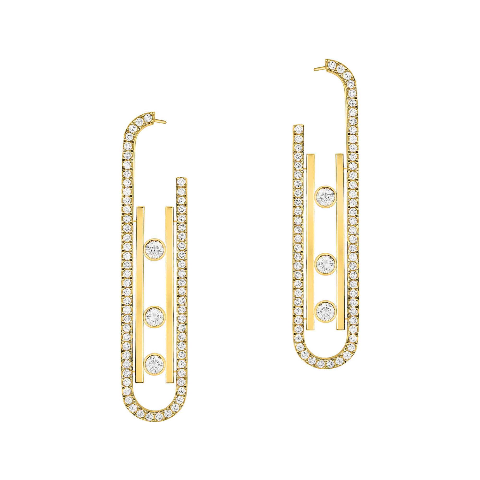 Messika Move 10th Ohrringe KM (Ref: 10811-YG)