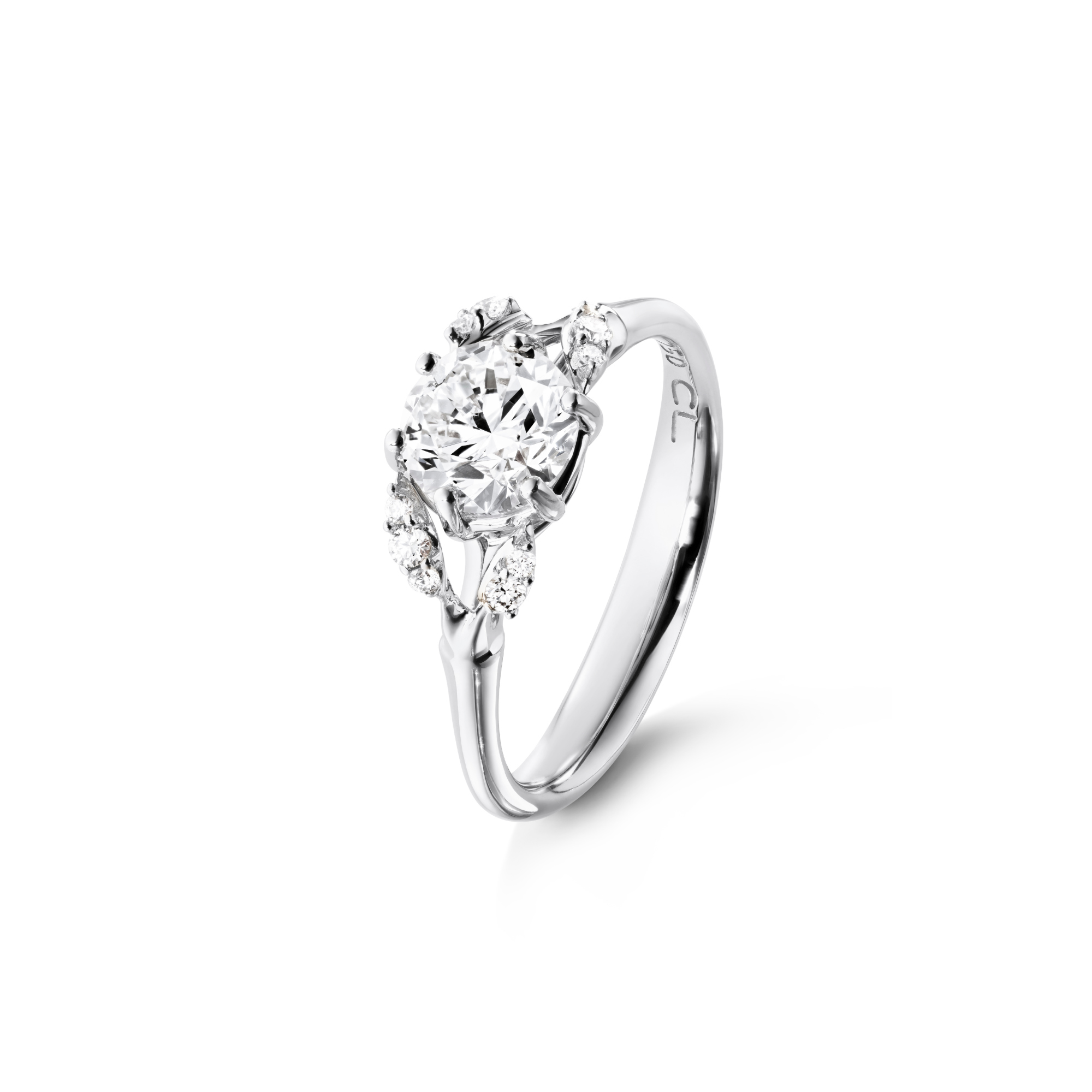Ole Lynggaard Copenhagen Winter Frost Solitaire Ring (Ref: A2781-542)