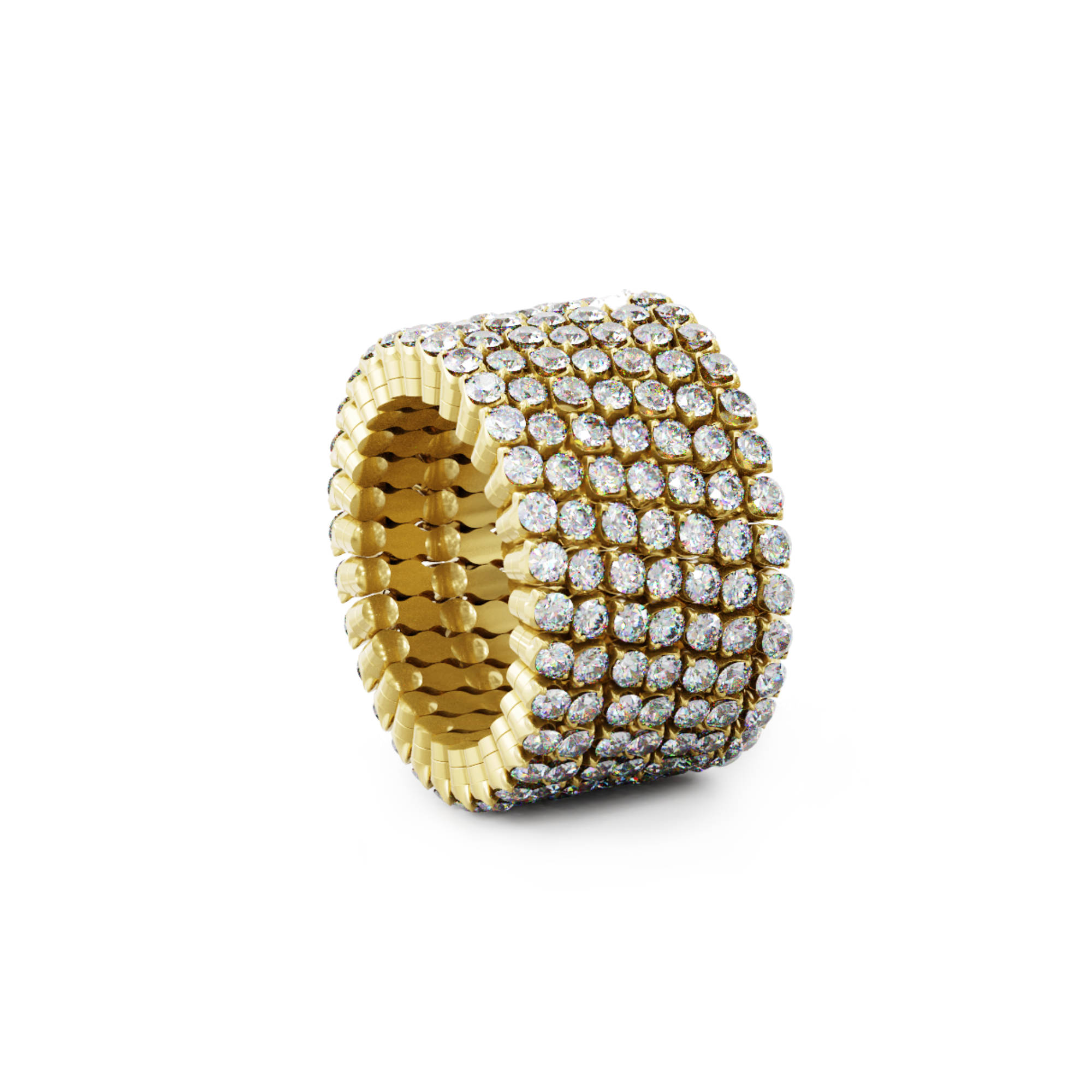 Serafino Consoli Serafino Multi-Size Ring und Armreif (Ref: S.RB 7F2 YG WD)
