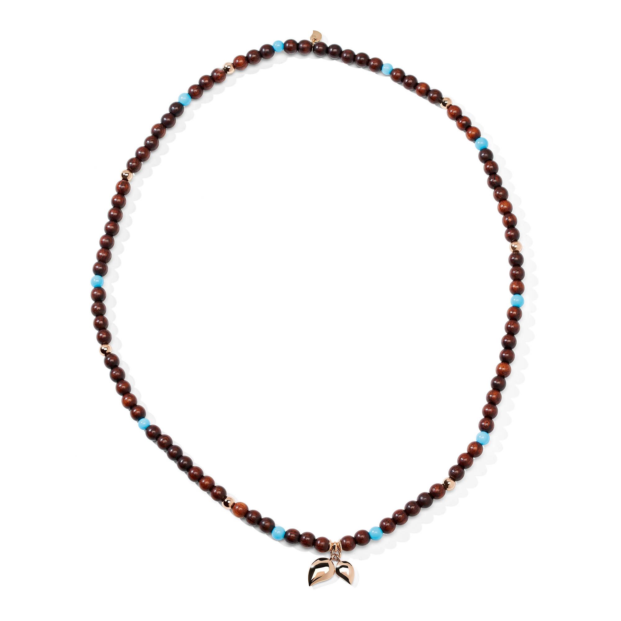 Tamara Comolli INDIA Armband medium Snake Wood Türkis (Ref: B-IND-SWTur-3-m-rg)