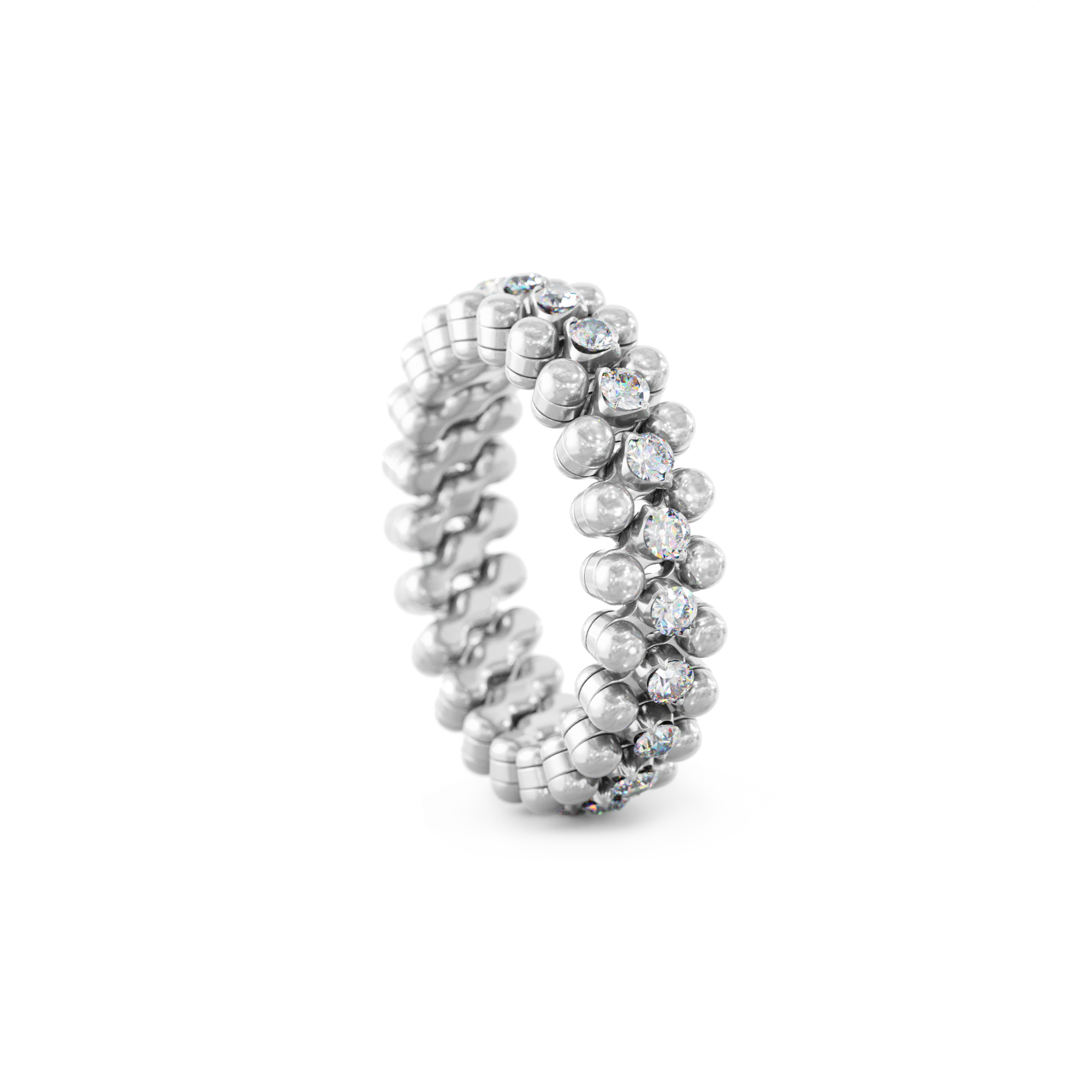 Serafino Consoli Brevetto Multi-Size Ring (Ref: RMS 3M2 WG WD)