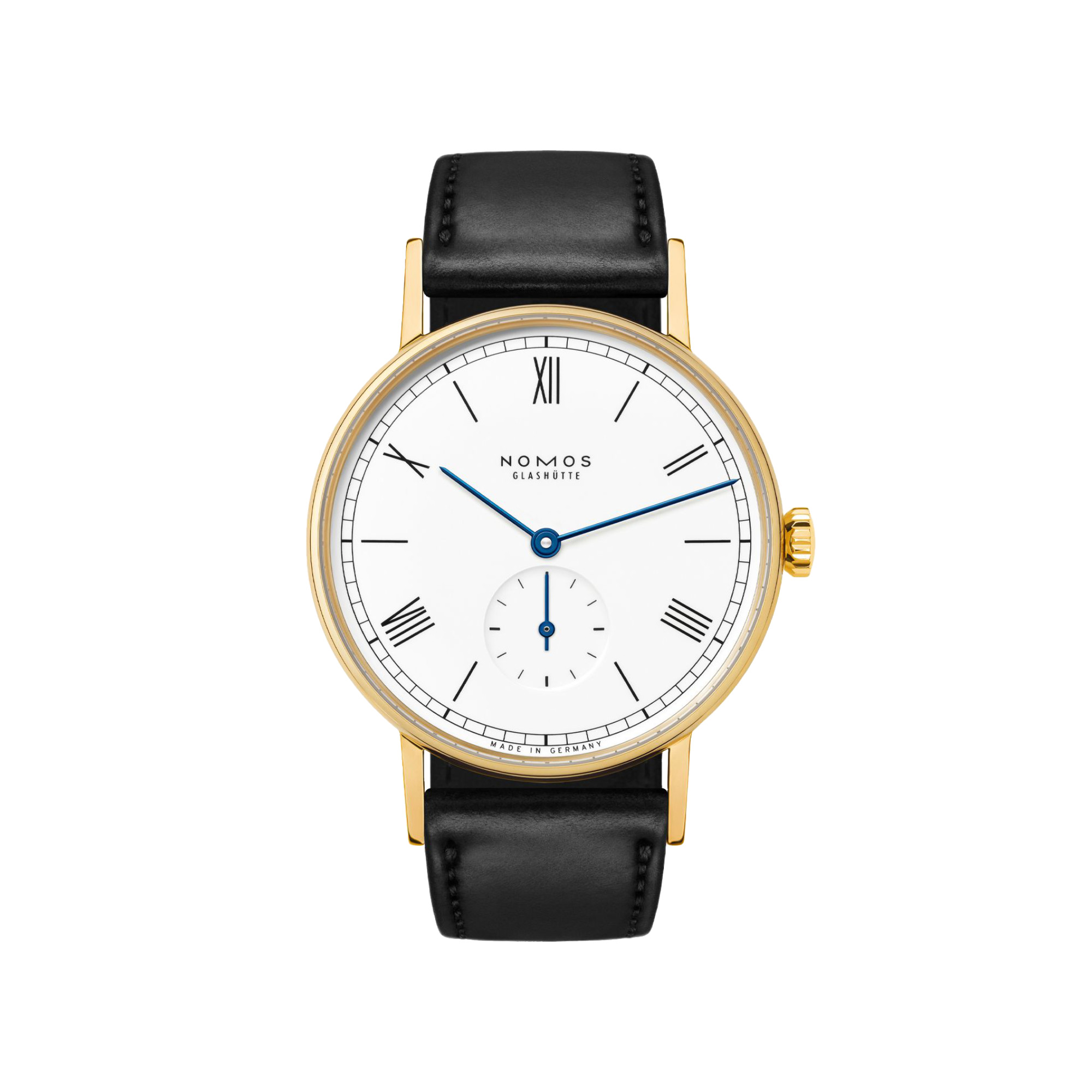 NOMOS Glashütte Ludwig Gold Emailleweiß (Ref: 215)