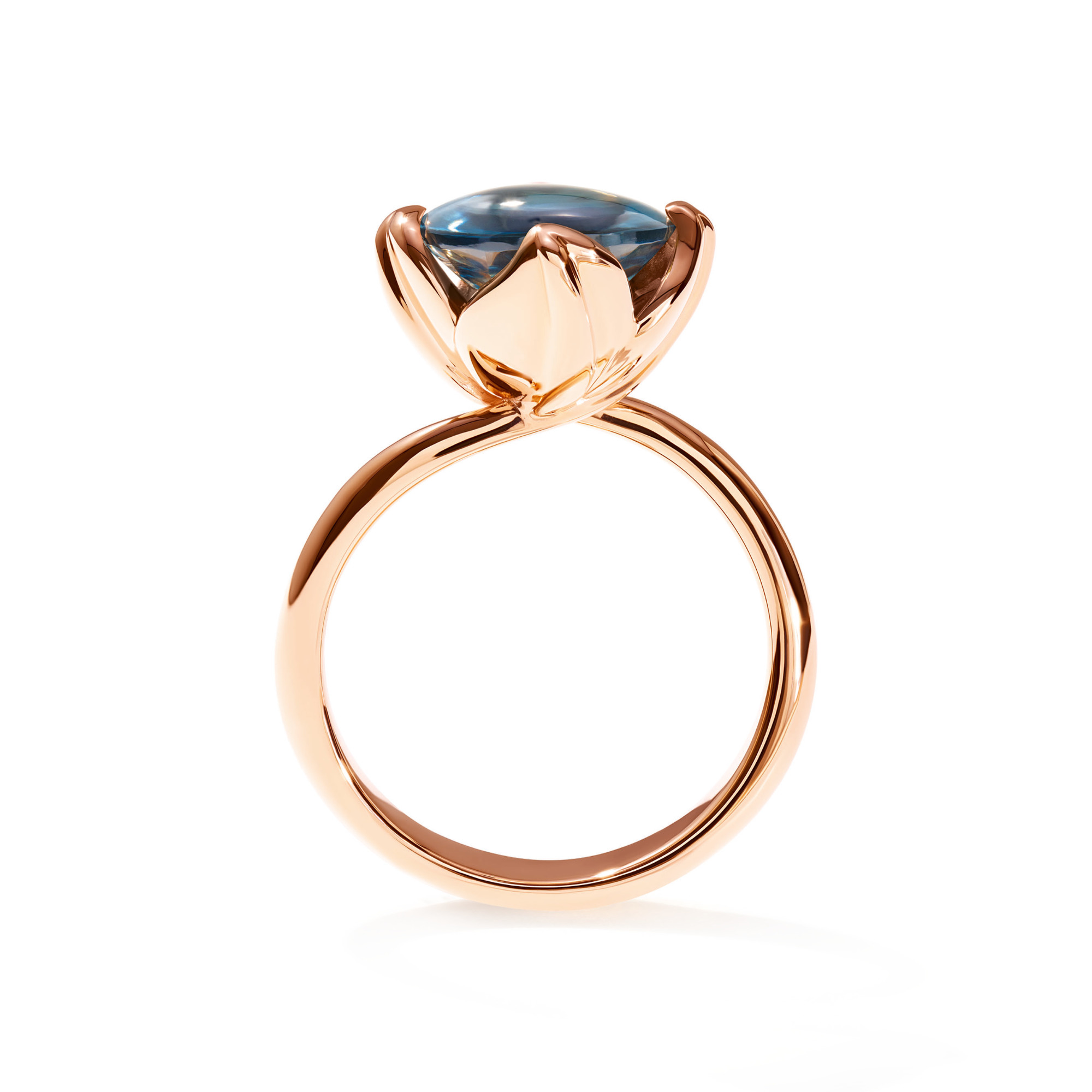 Tamara Comolli TULIP Ring Small mit London Topas (Ref: R-TUL-s-ToLo-rg)