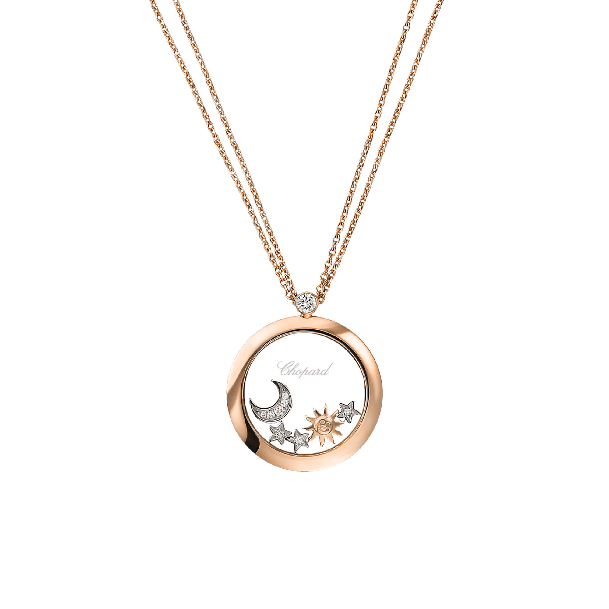 Chopard Happy Diamonds Anhänger mit Kette (Ref: 799450-5201)