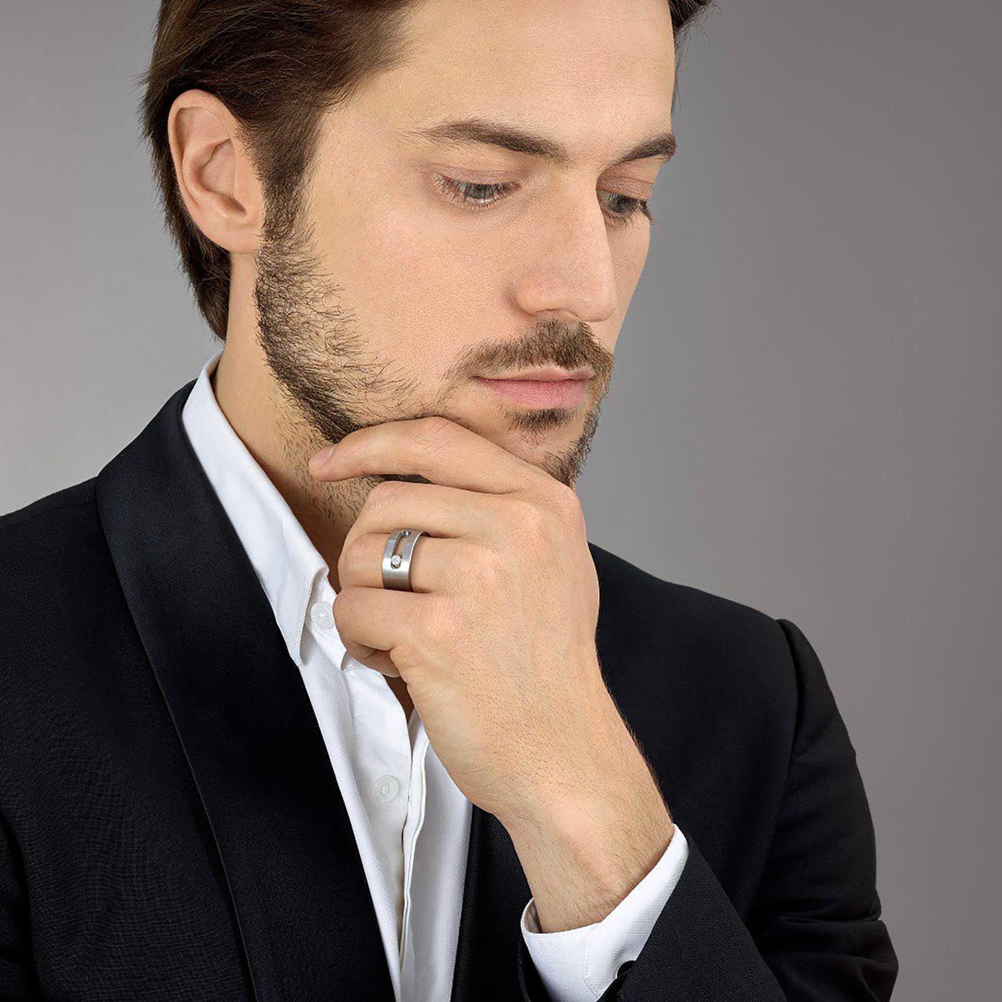 Messika Move Titanium Ring (Ref: 06560-TN)