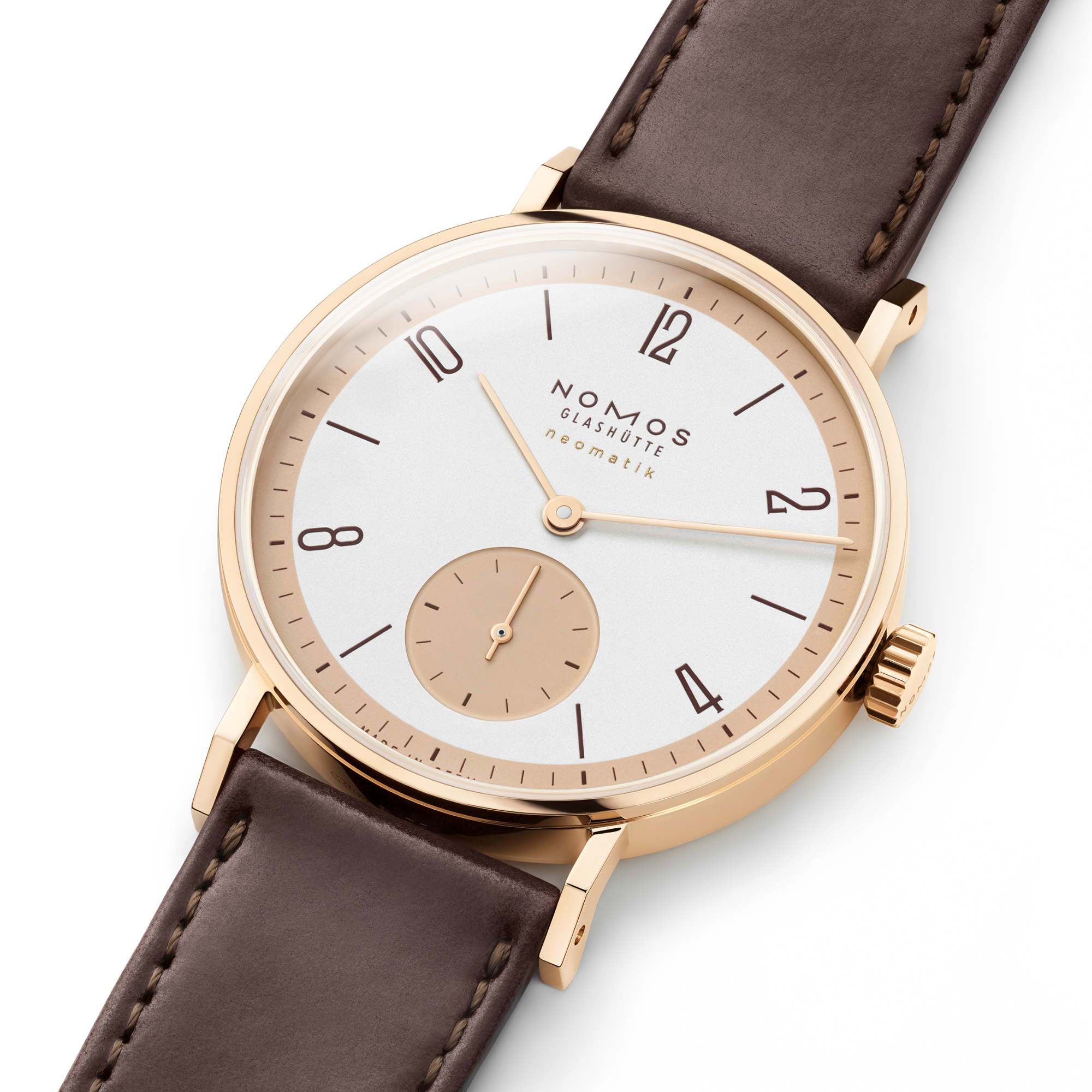 NOMOS Glashütte Tangente Roségold Neomatik - 175 Years Watchmaking Glashütte (Ref: 160.S1)