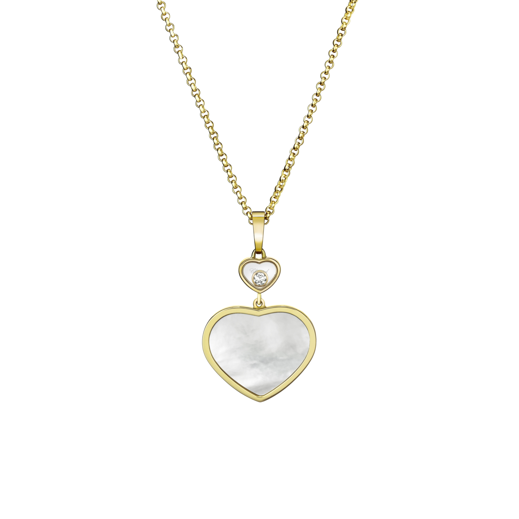 Chopard Happy Hearts Anhänger mit Halskette (Ref: 797482-0301)