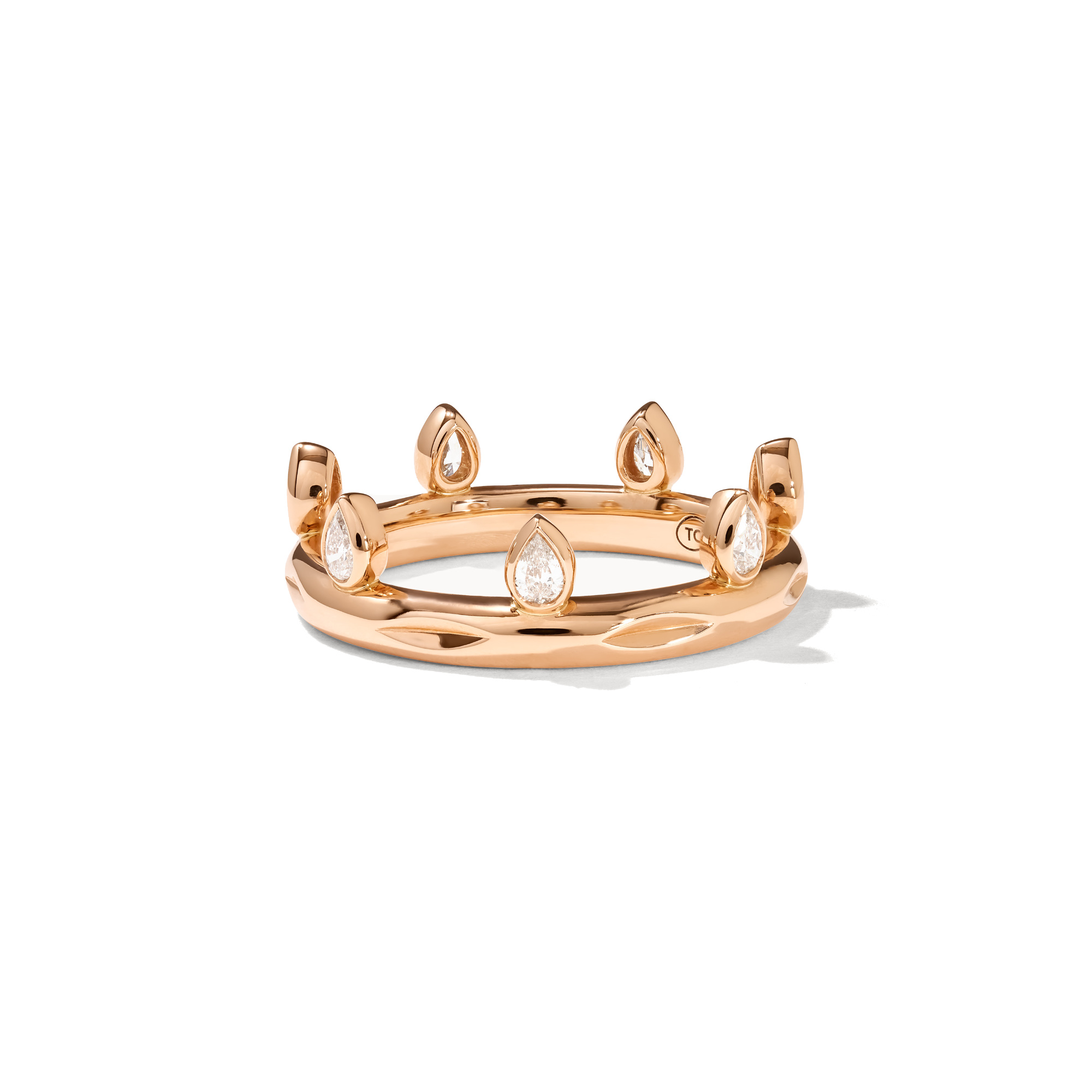 Tamara Comolli GYPSY Ring Crown Drop Cut Classic (Ref: R-Gyp-C-Dr-Cl-rg)